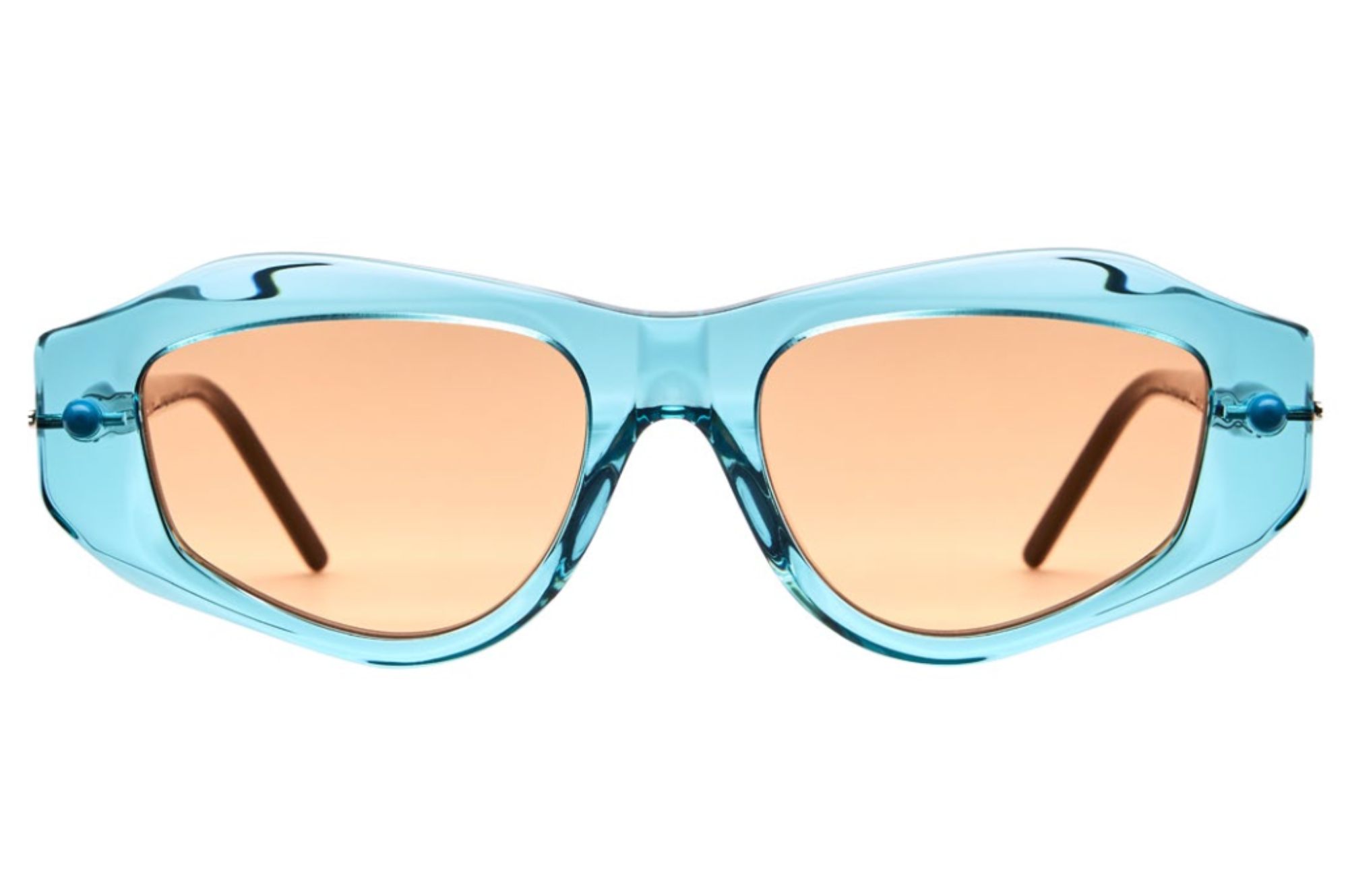 Occhiali da sole KUBORAUM P15 Trasparent blue pagoda