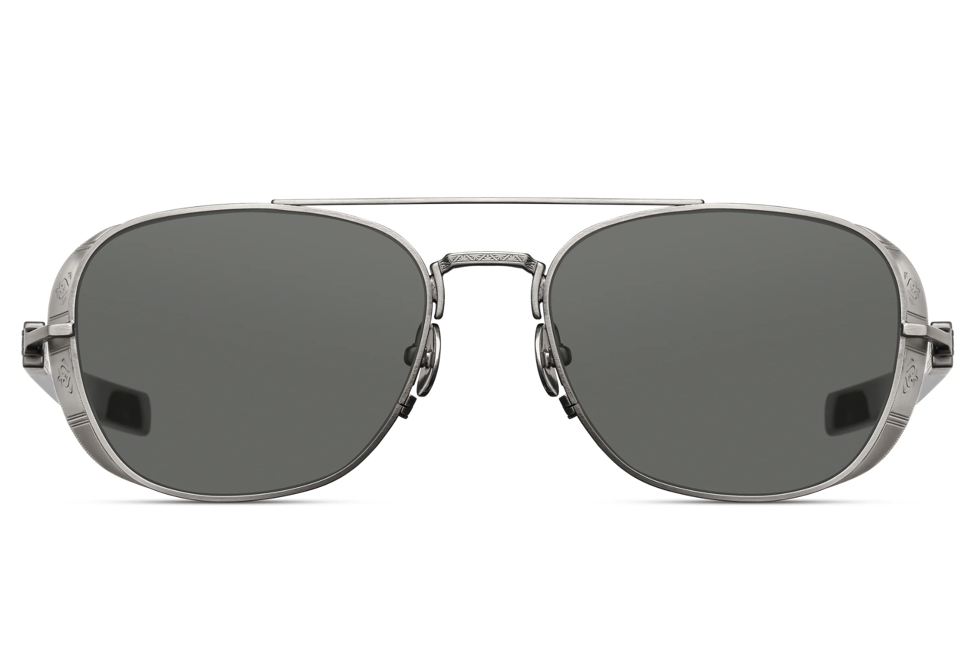 Occhiali da sole MATSUDA M3115 Smoke Olive - Antique Grey Silver