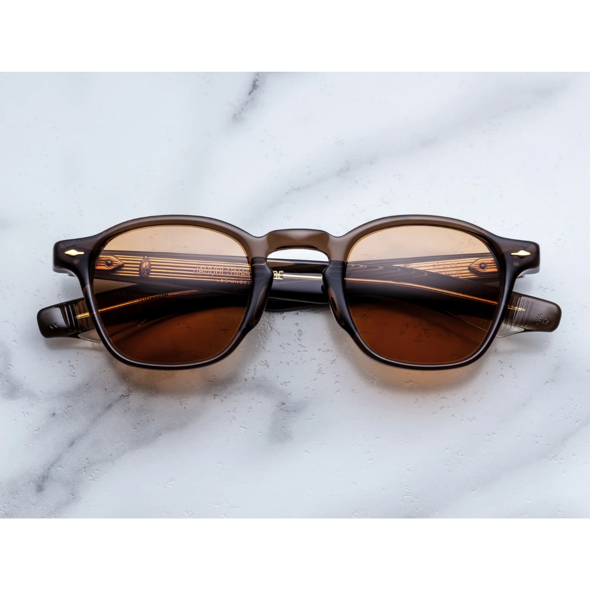 Jacques Marie Mage Occhiali da Sole Zephirin 47 London Marrone/Marrone Unisex