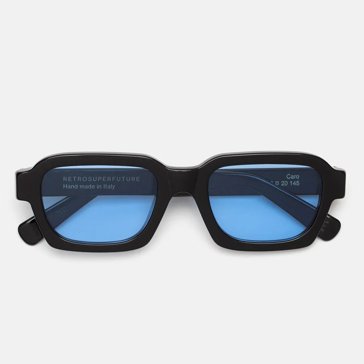 RetroSuperFuture Occhiali da Sole ITK1 FOE Caro Azure Nero/Azzurro Unisex