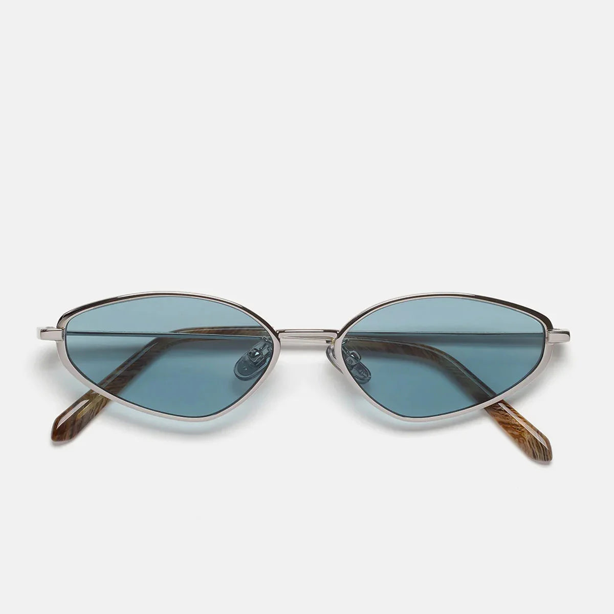 RetroSuperFuture Occhiali da Sole II7U COC Zyra Graffiato Argento/Azzurro Unisex