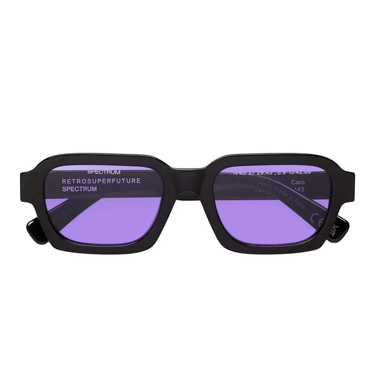 RetroSuperFuture Occhiali da Sole 7C7 Caro Purple Nero/Viola Unisex