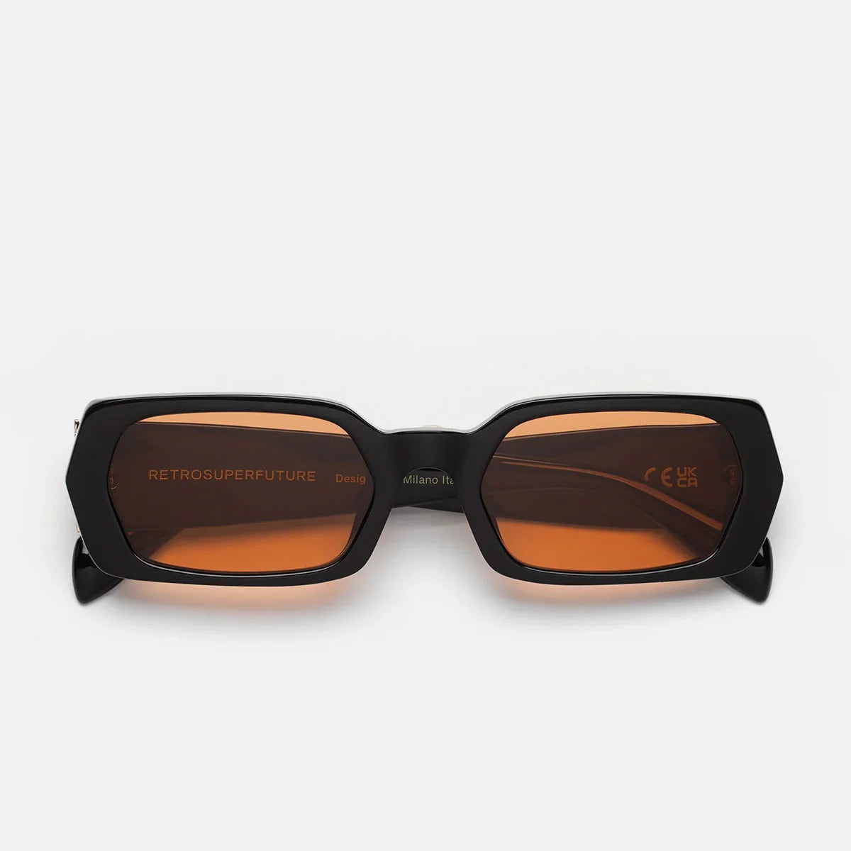 RetroSuperFuture Occhiali da Sole IN74 EBQ L'altro Refined Nero/Marrone Unisex