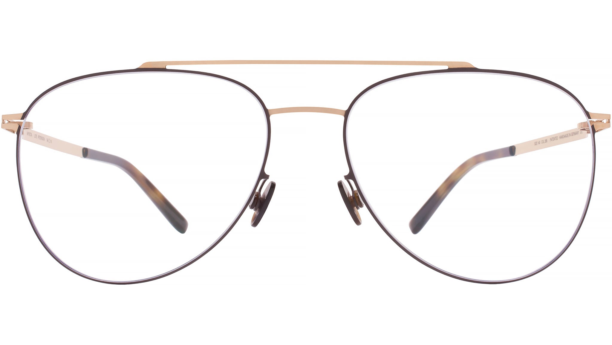 Occhiali da vista MYKITA PETERSON Champagne gold dark brown
