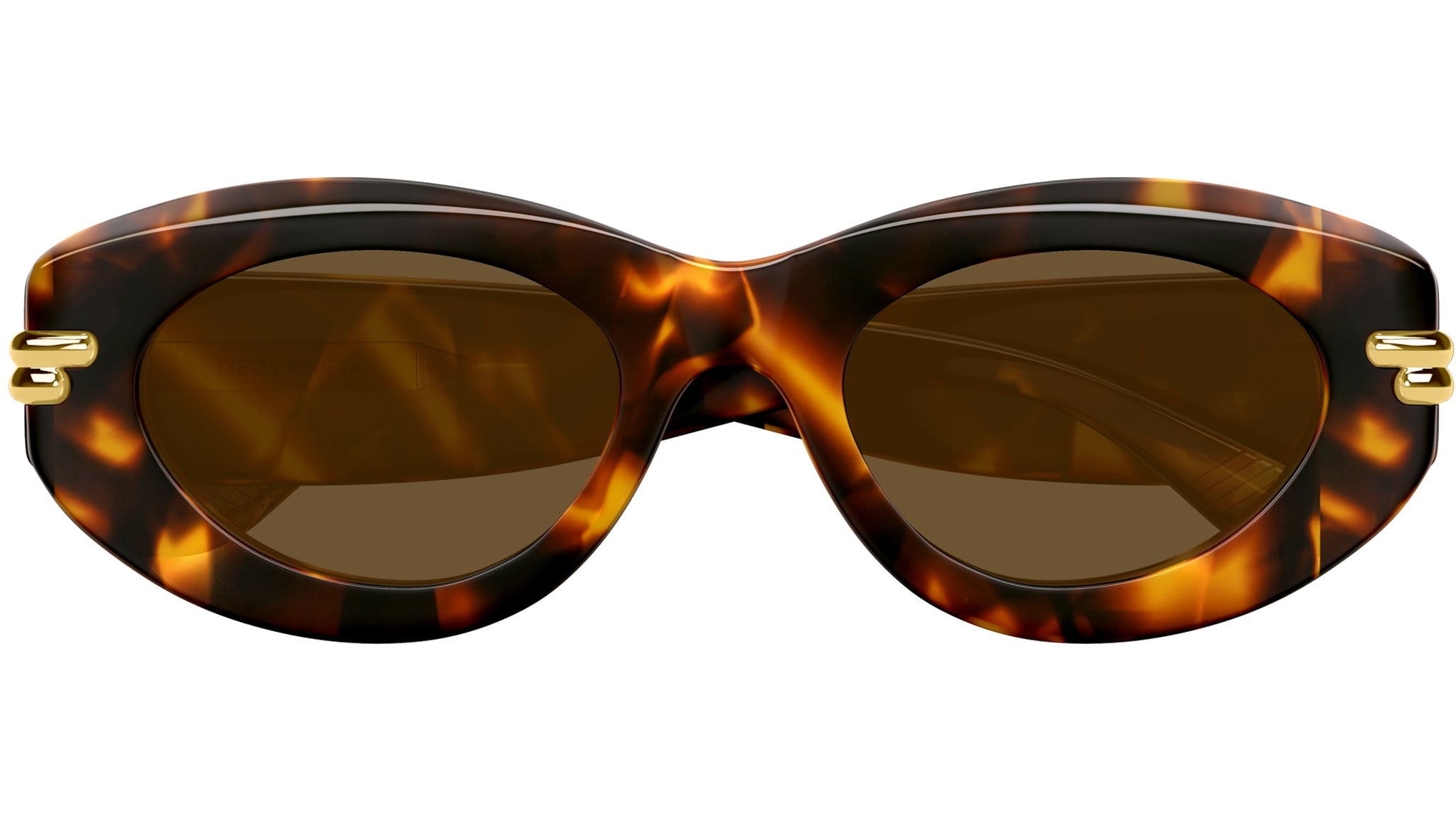 Occhiali da sole BOTTEGA VENETA BV1322S Shiny macro squared spotted havana