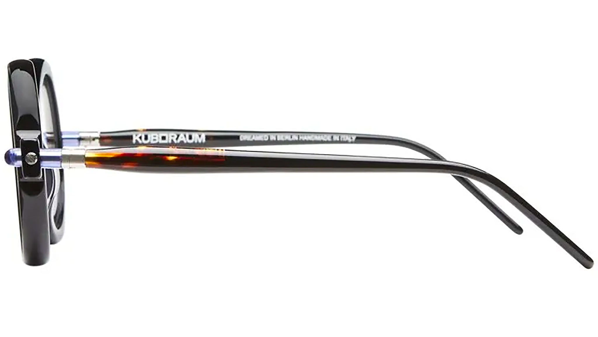 Occhiali da sole KUBORAUM P1 Black shine dark tortoise