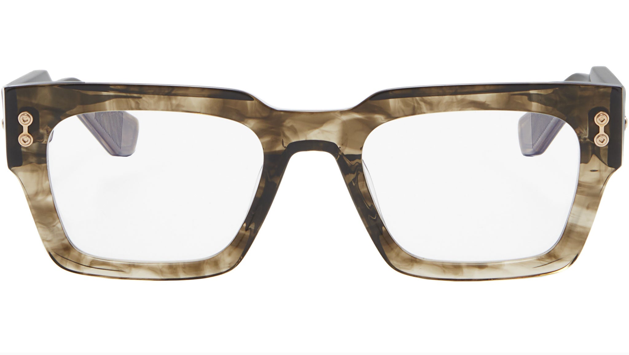 Occhiali AKONI Cosmo Green swirl white gold