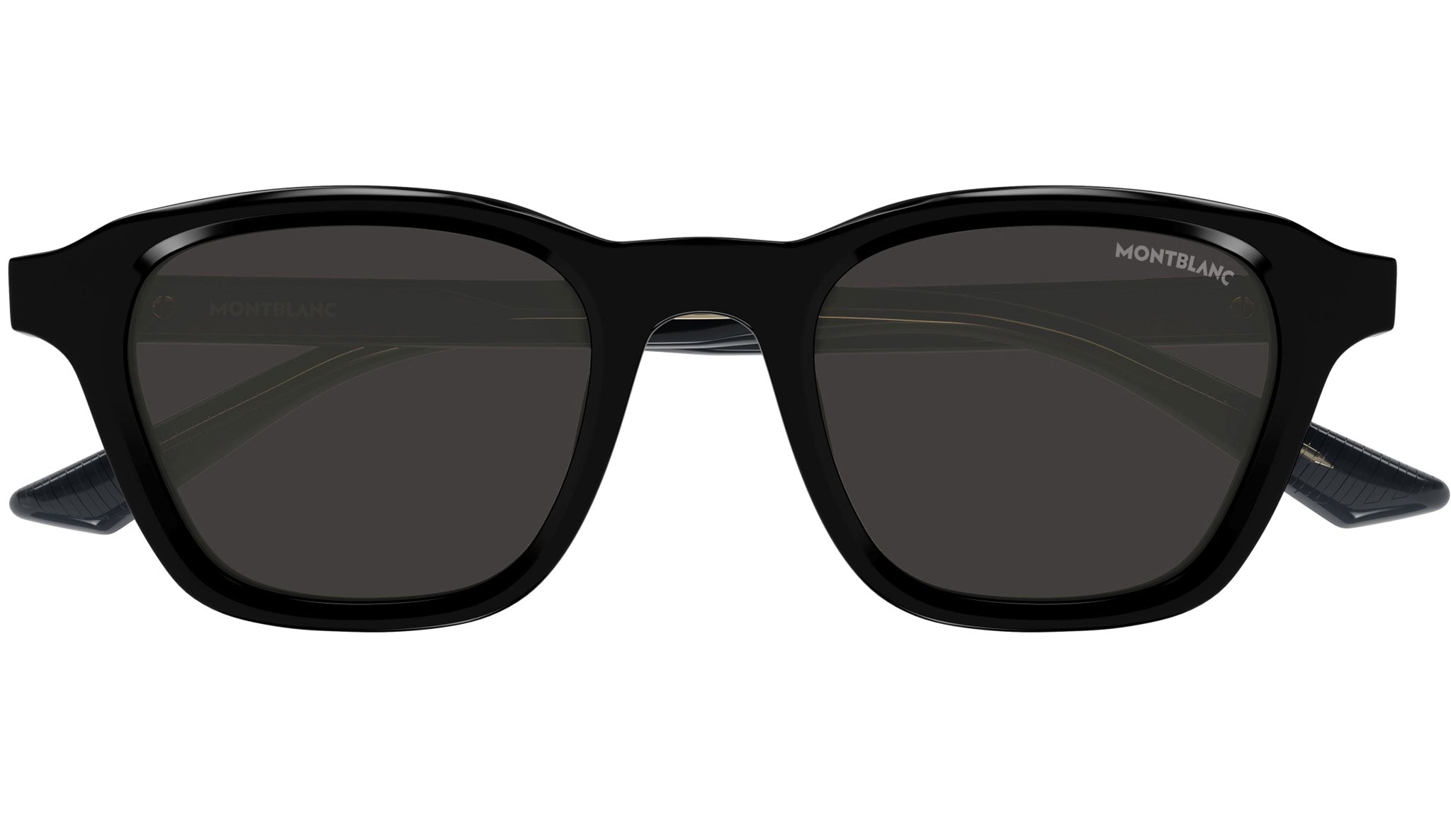 Occhiali da sole MONTBLANC MB0384S Shiny solid black