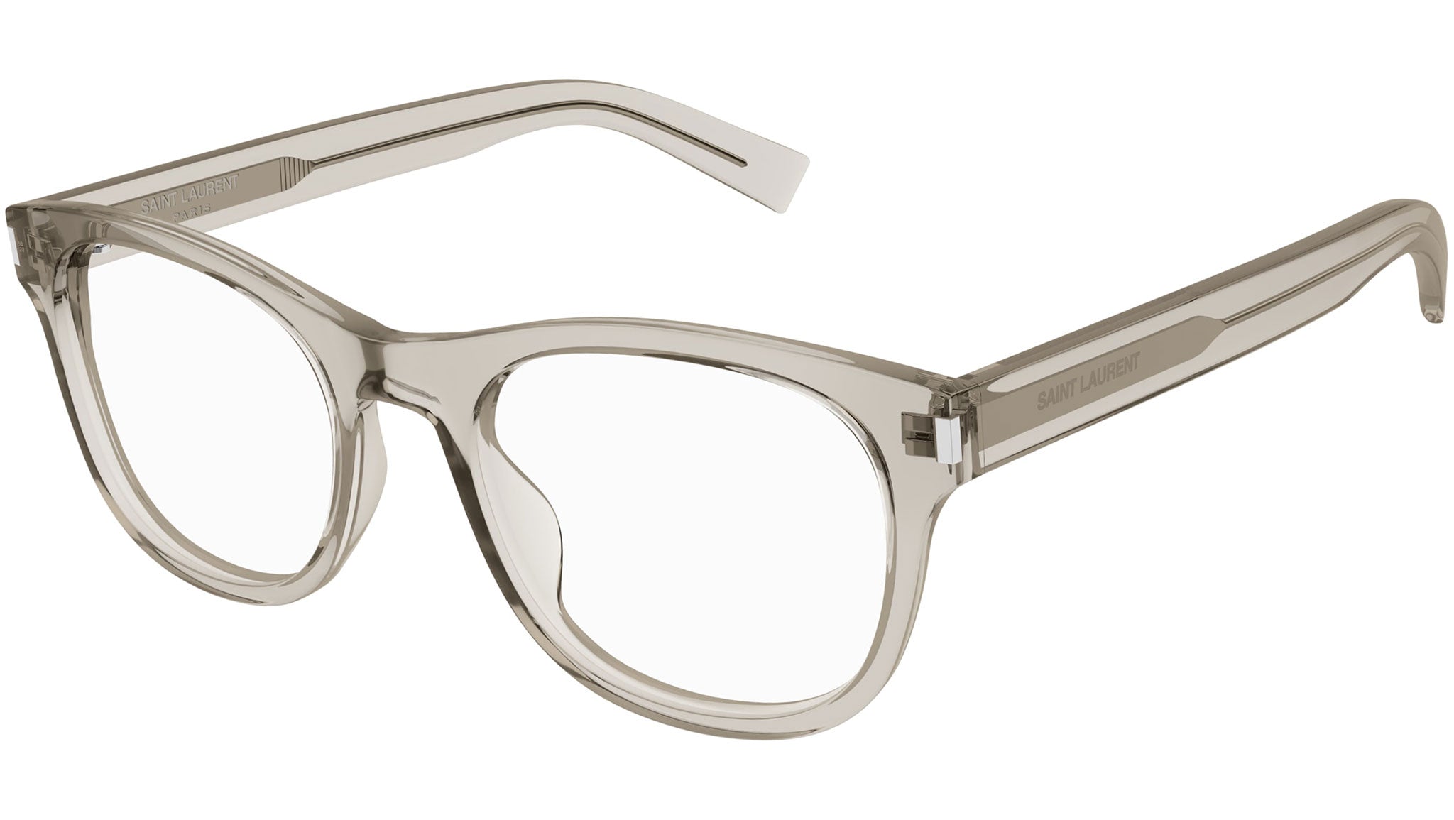 Occhiali da vista SAINT LAURENT SL663 Shiny transparent beige