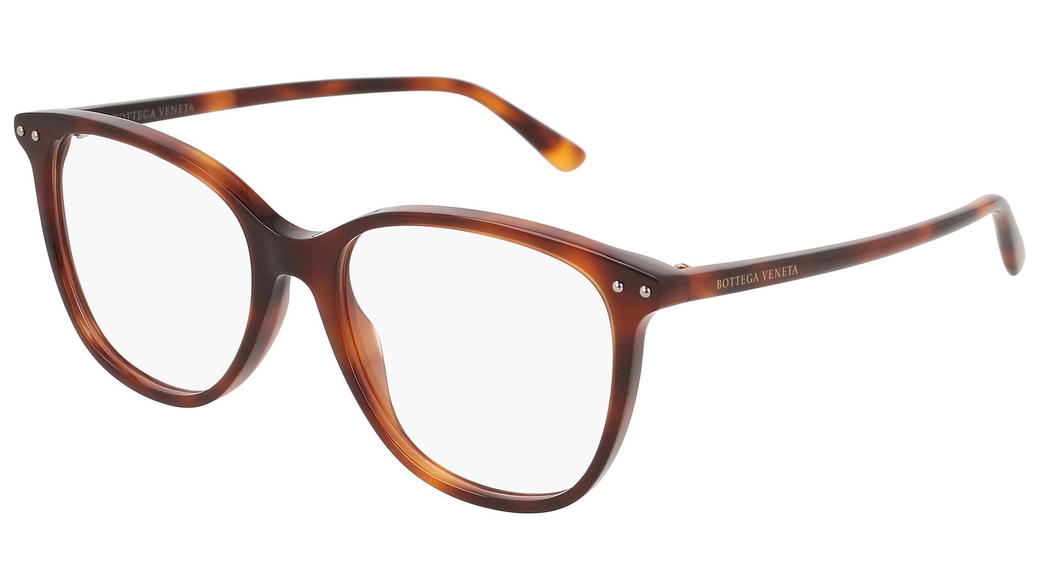 Occhiali da vista BOTTEGA VENETA BV0161O Shiny medium havana