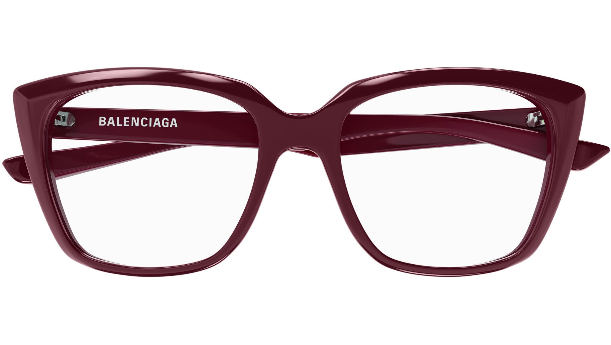 Occhiali da vista BALENCIAGA BB0062O Shiny solid burgundy