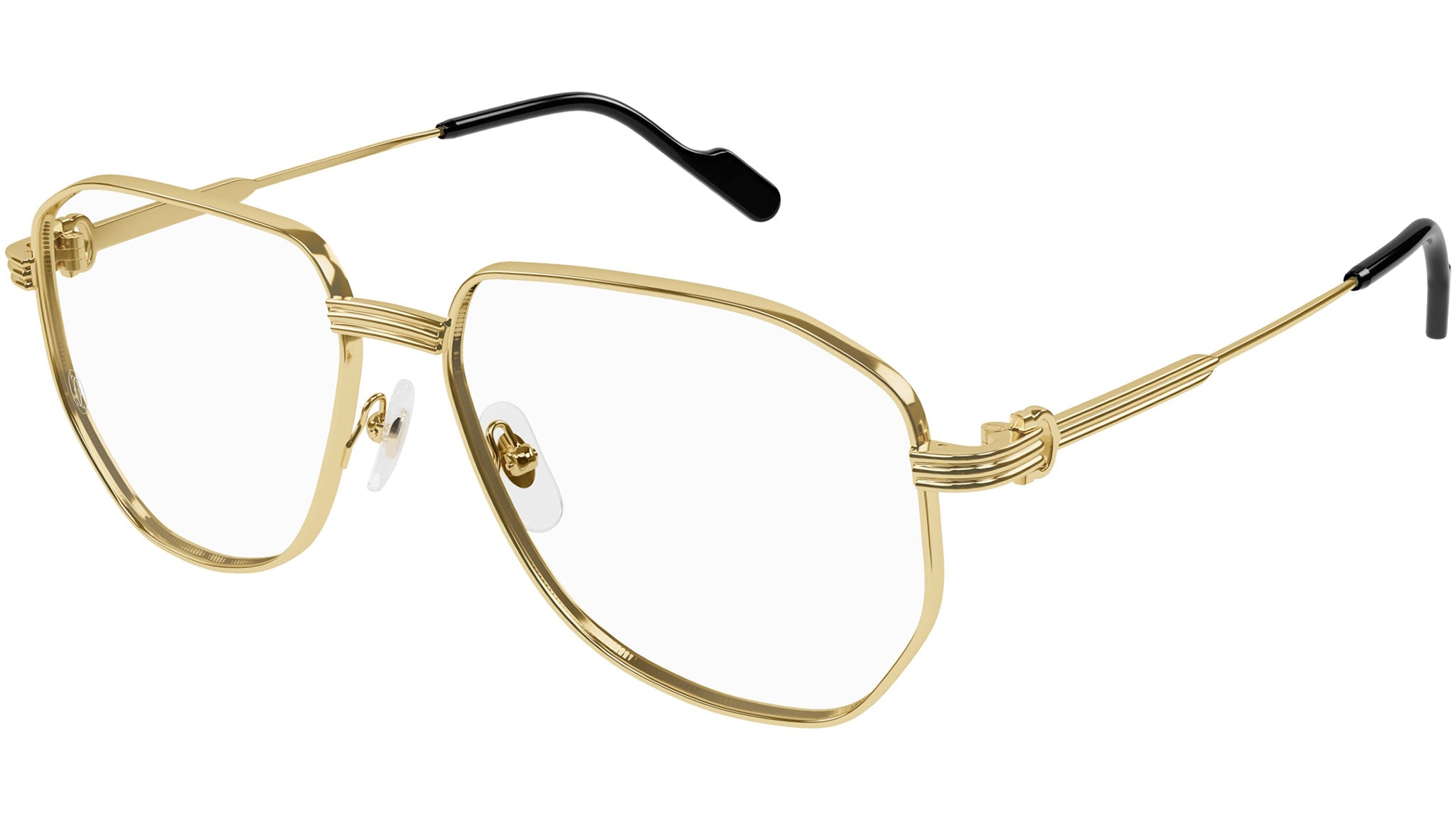 Occhiali da vista CARTIER CT0484O Smooth golden finish