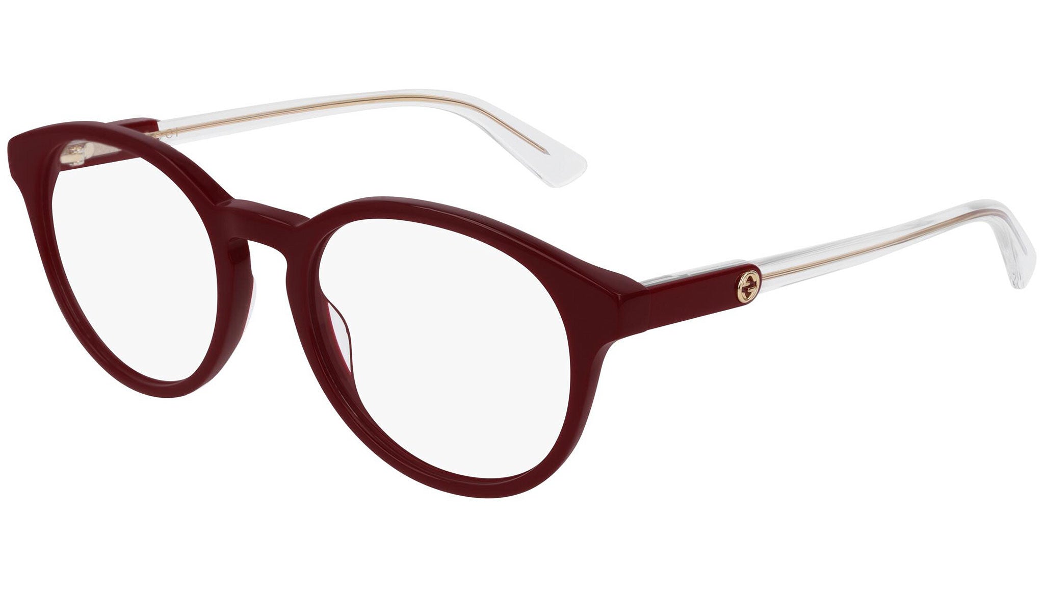 Occhiali GUCCI GG0485O Shiny solid burgundy