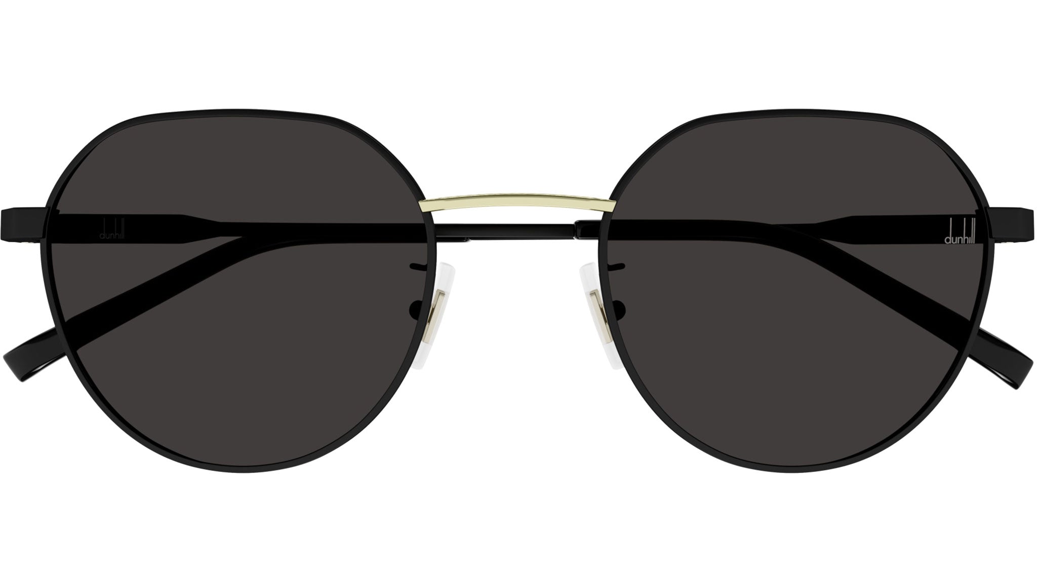 Occhiali da sole DUNHILL DU0064S Semimatte black shiny light gold nose