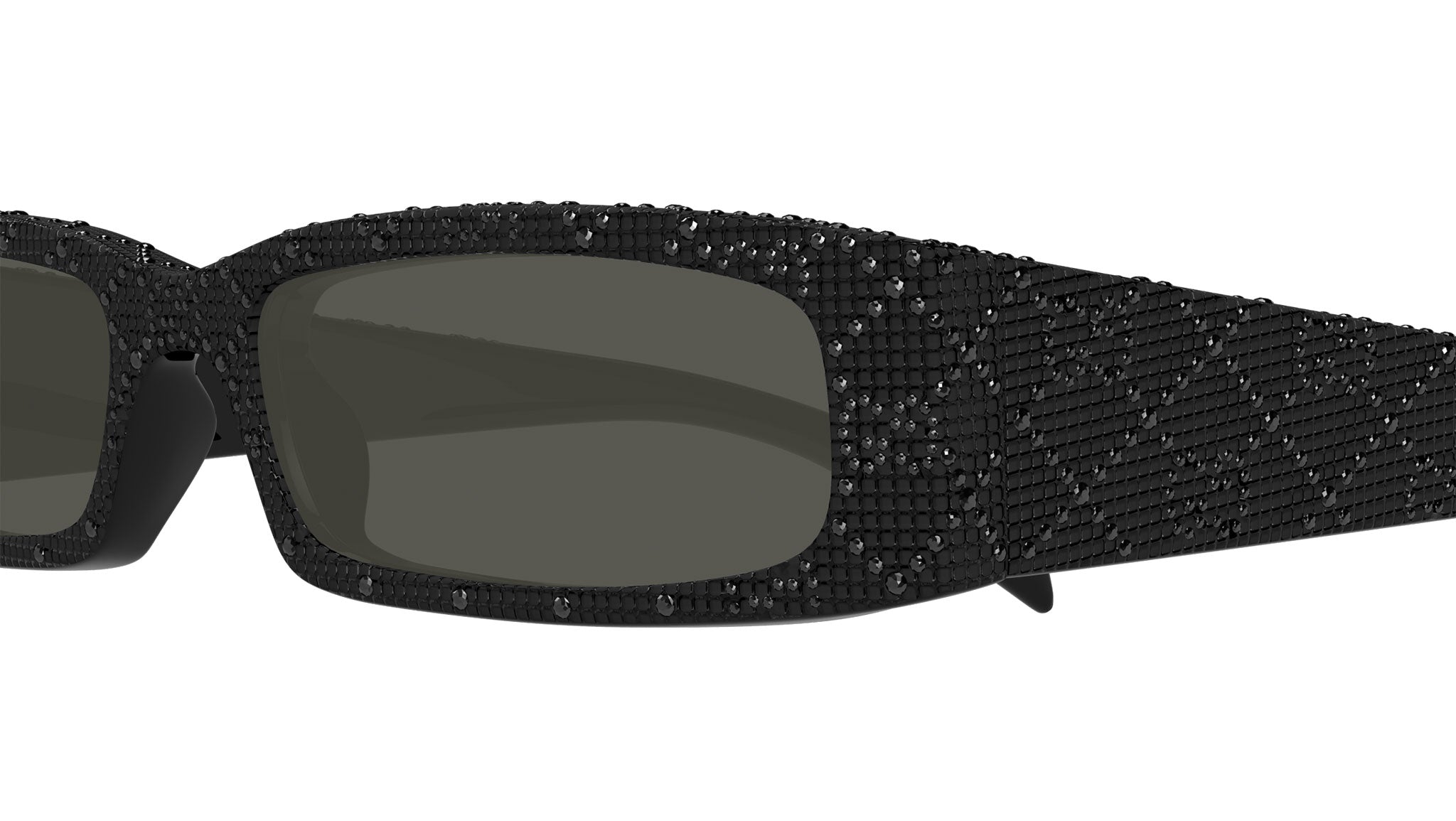 Occhiali da sole GUCCI GG1780S Shiny black with jet hematitestrass all over and shiny black color