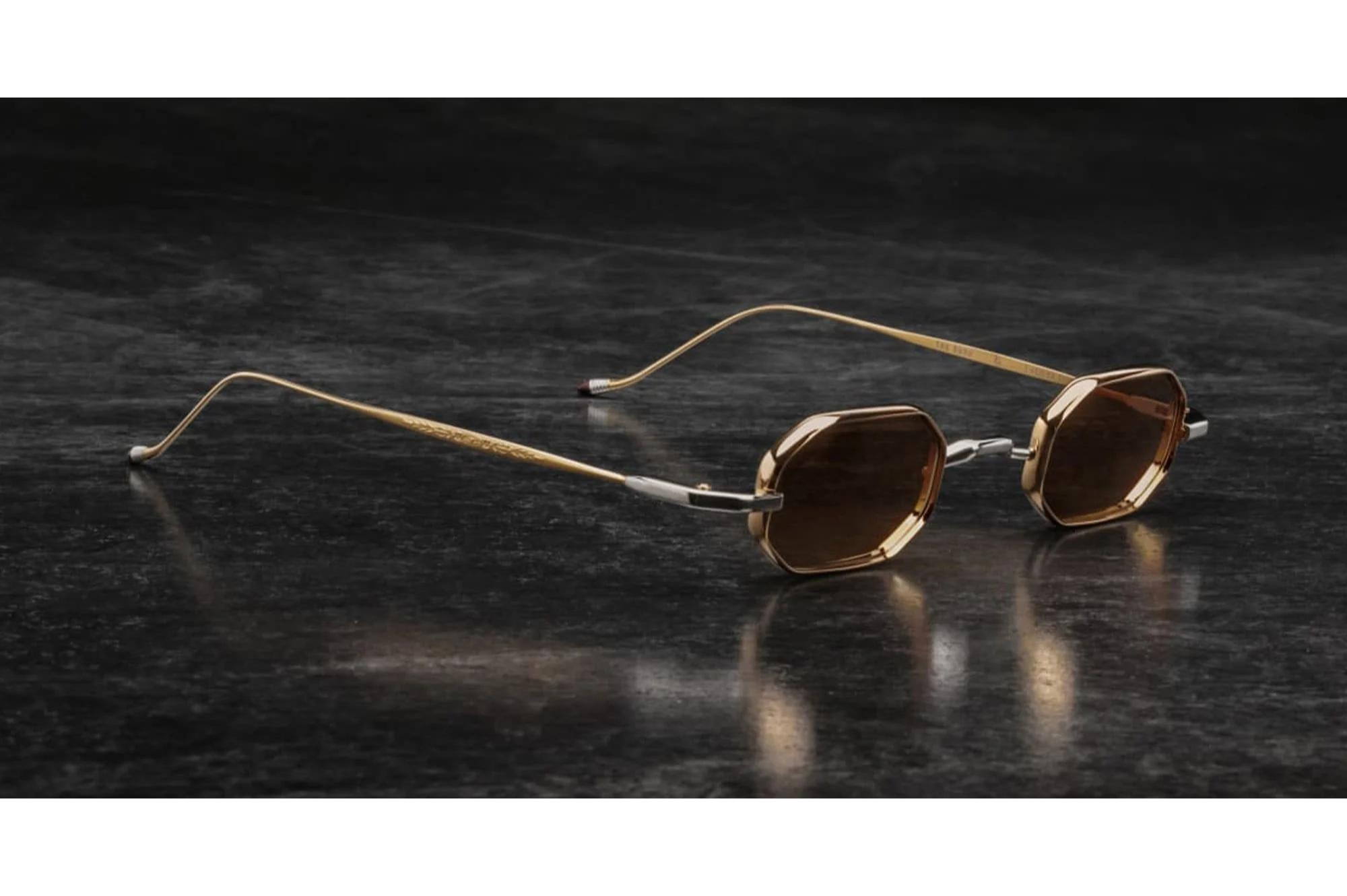 Occhiali sole Jacques Marie Mage The Burn JMMTB-40 Gold