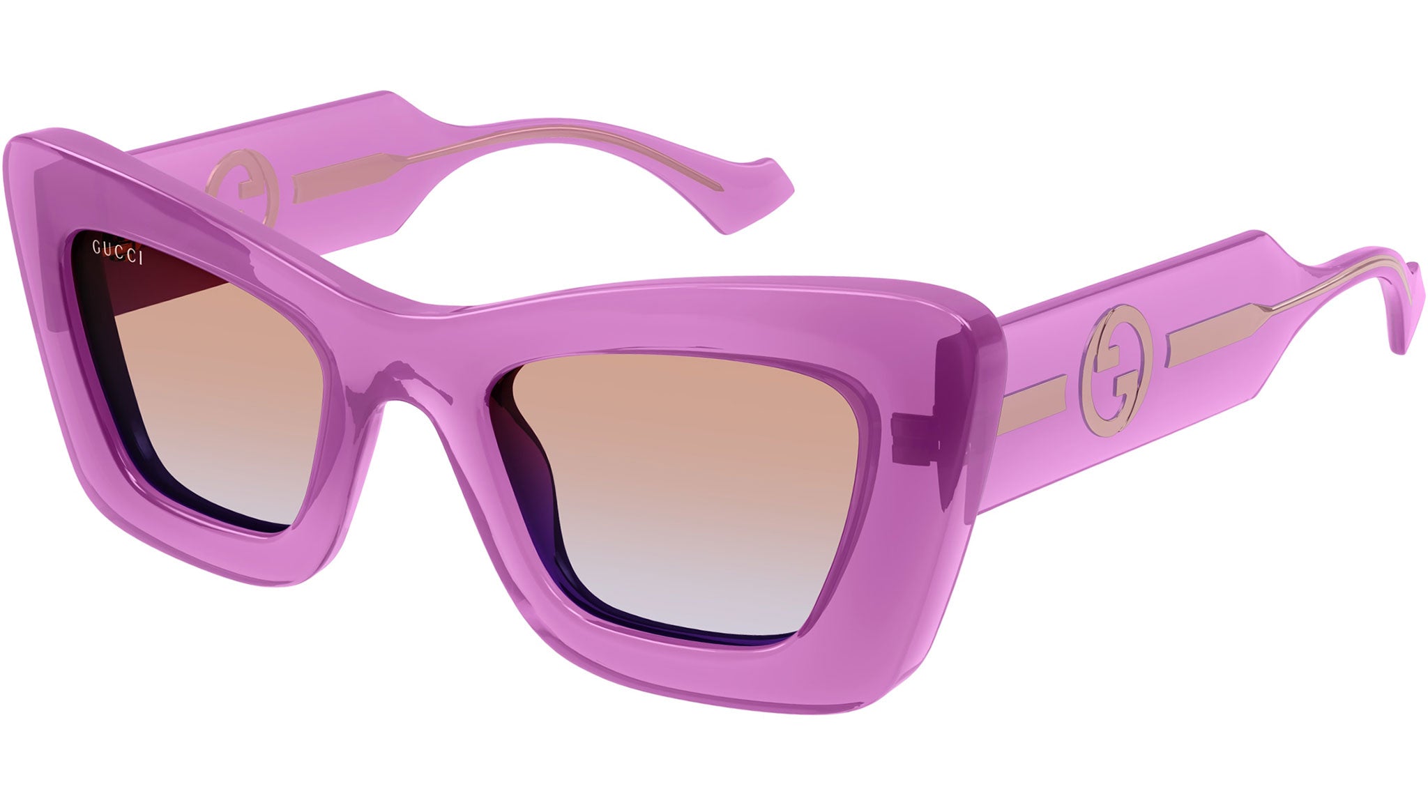 Occhiali da sole GUCCI GG1552S Shiny transparent magenta