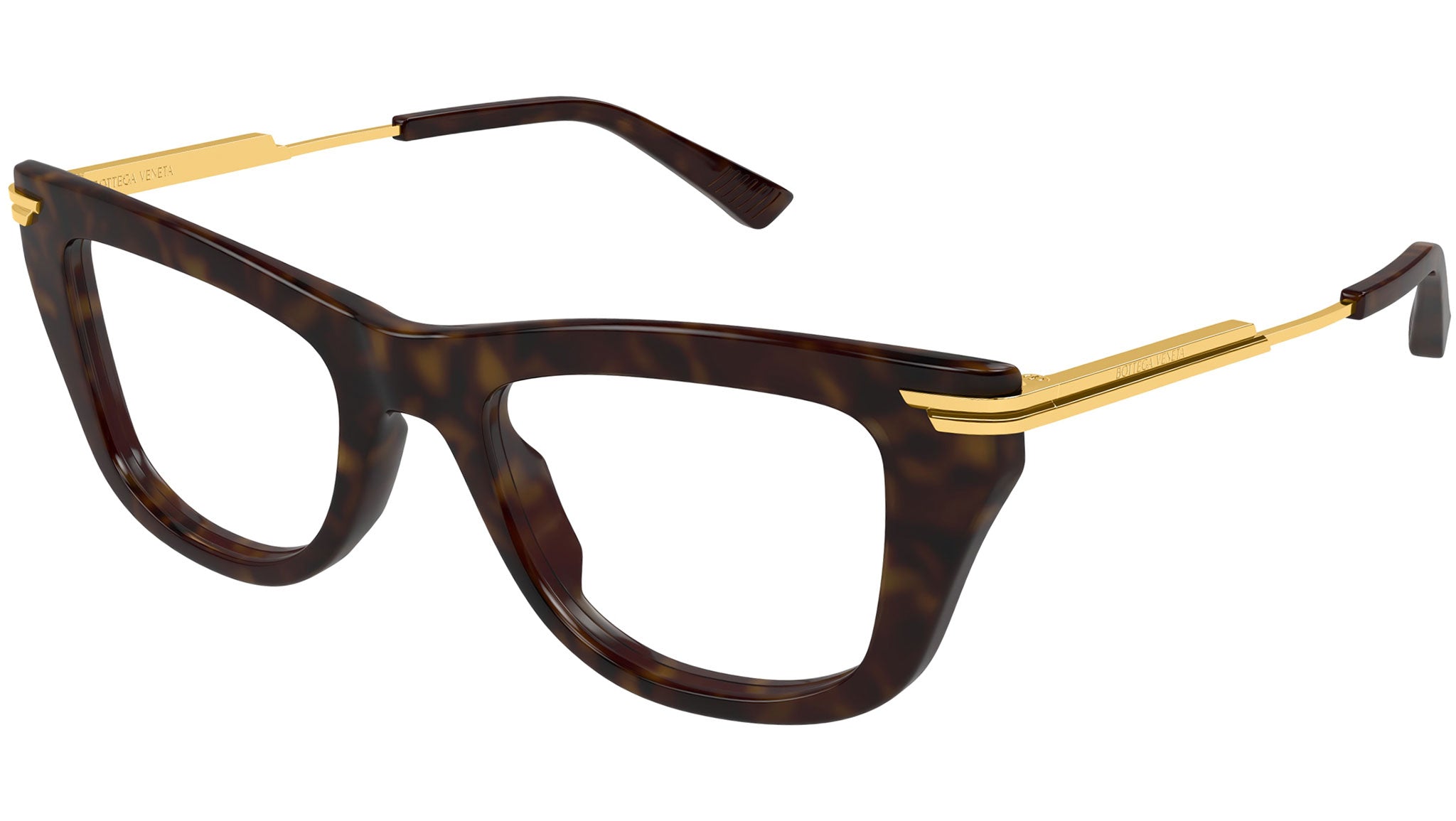 Occhiali da vista BOTTEGA VENETA BV1370O Shiny dark havana