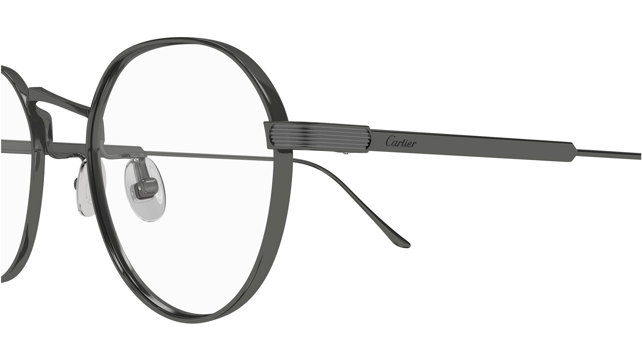 Occhiali da vista CARTIER CT0561OA Smooth dark ruthenium finish