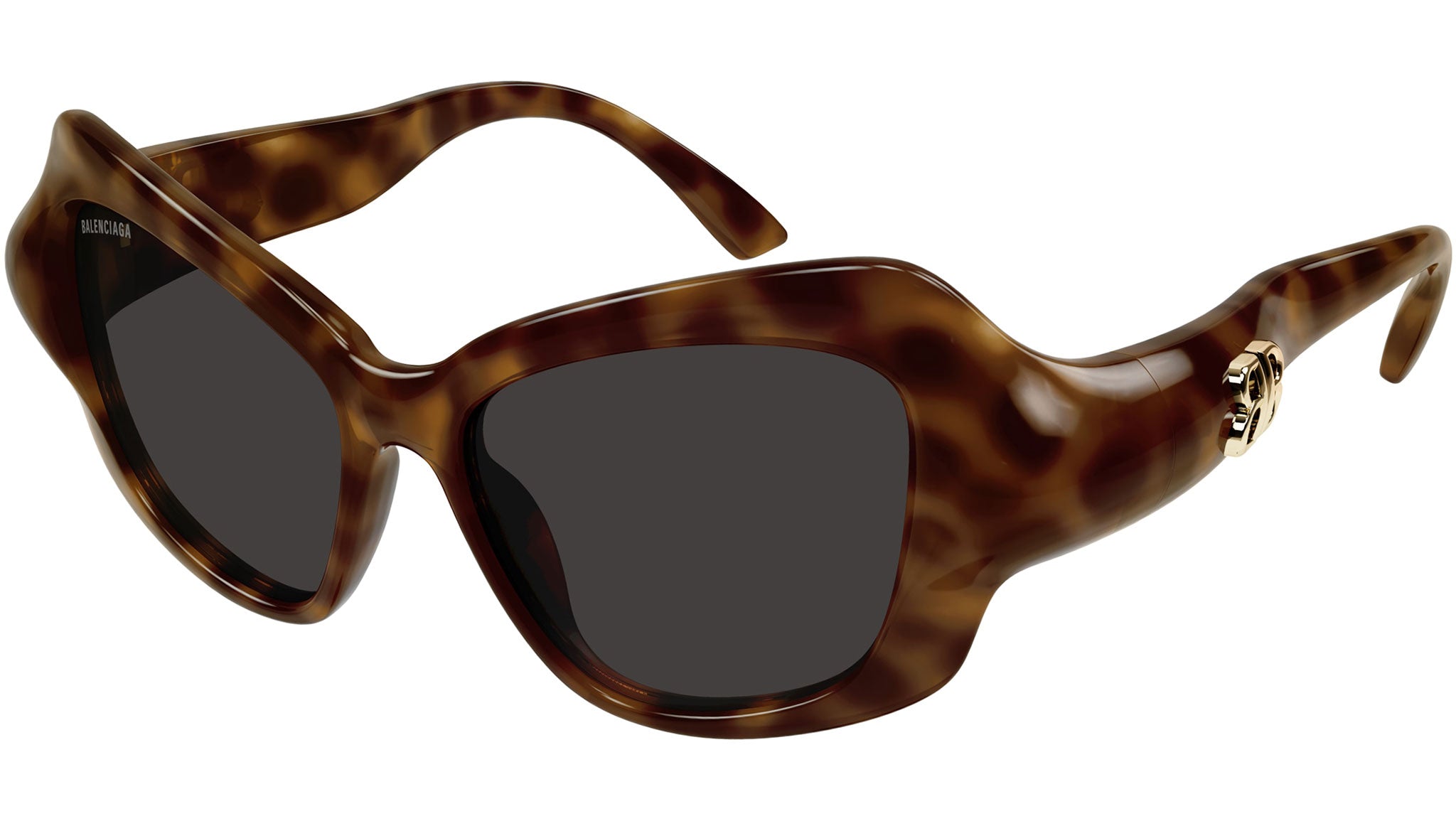 Occhiali da sole BALENCIAGA BB0353S Shiny sprayed spotted havana