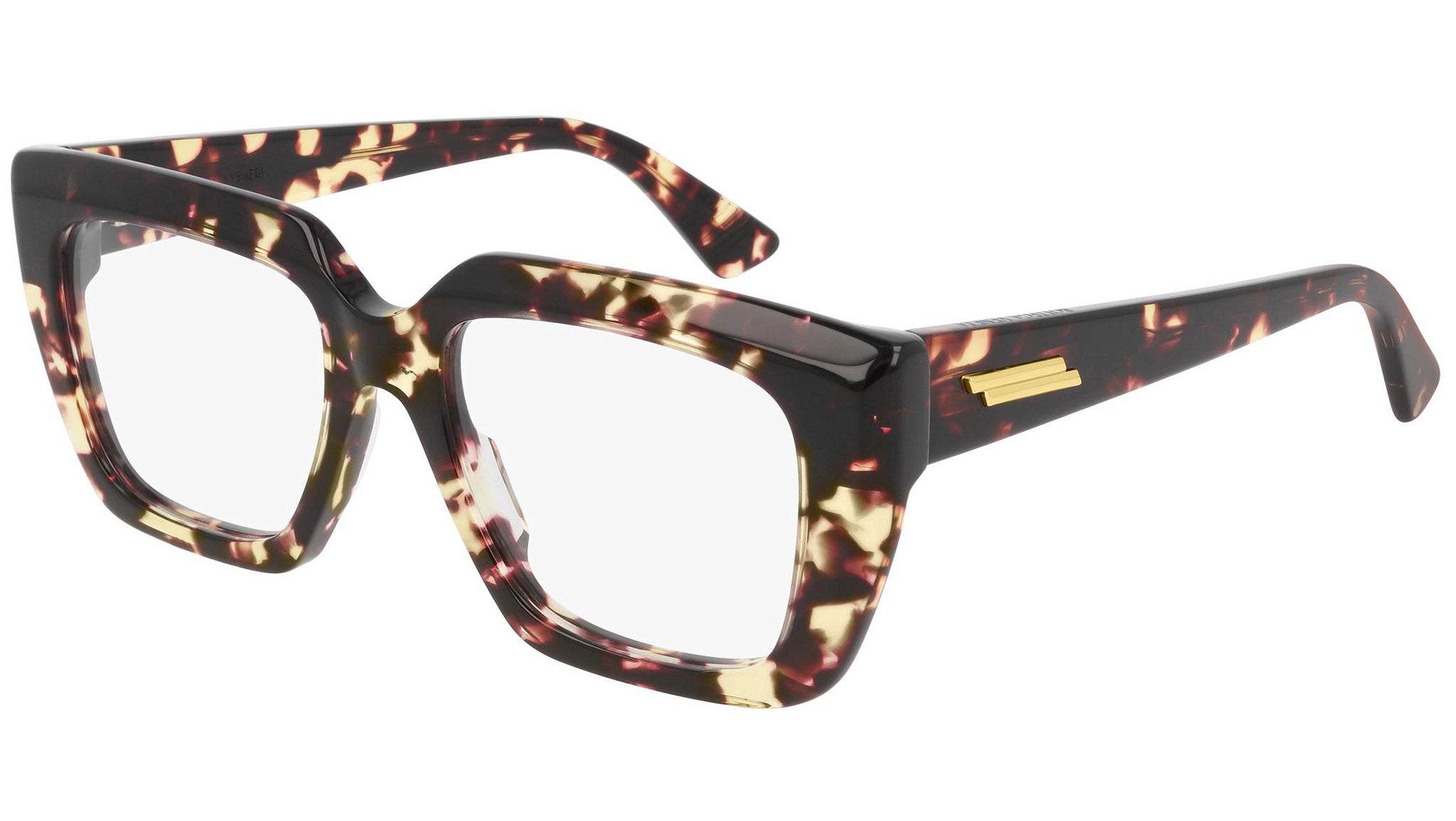 Occhiali da vista BOTTEGA VENETA BV1032O Shiny spotted havana