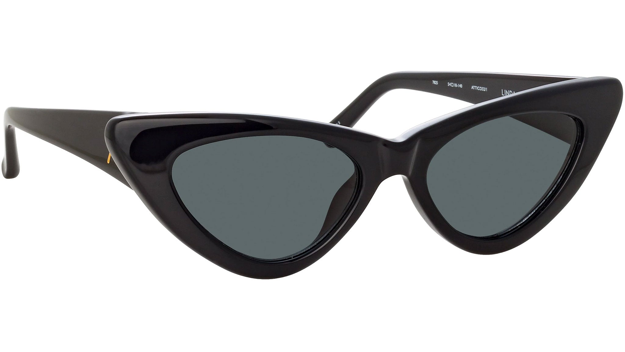 Occhiali THE ATTICO Dora Black yellow gold