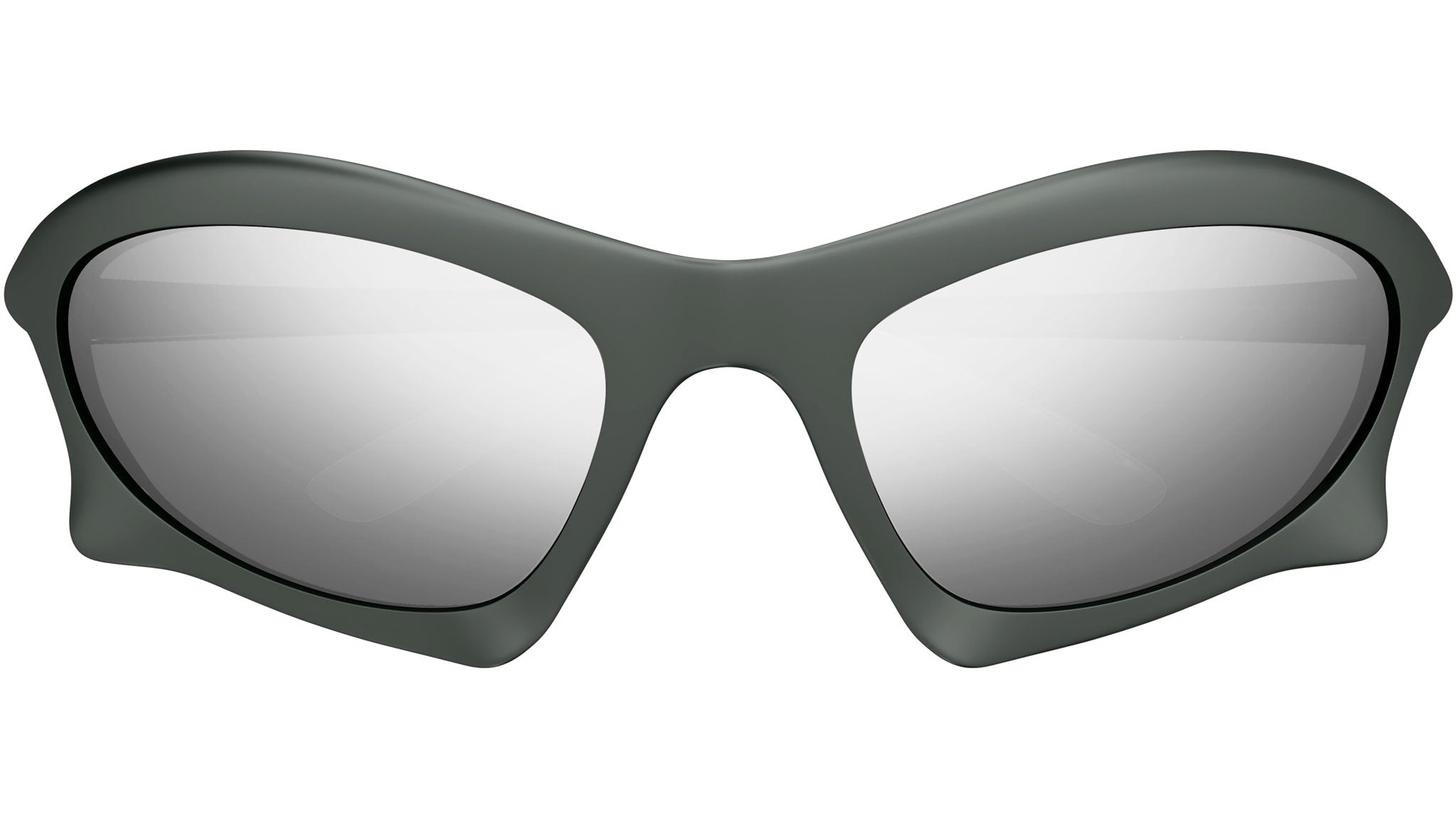 Occhiali da sole BALENCIAGA BB0229S Matte solid metallic dark ruthenium