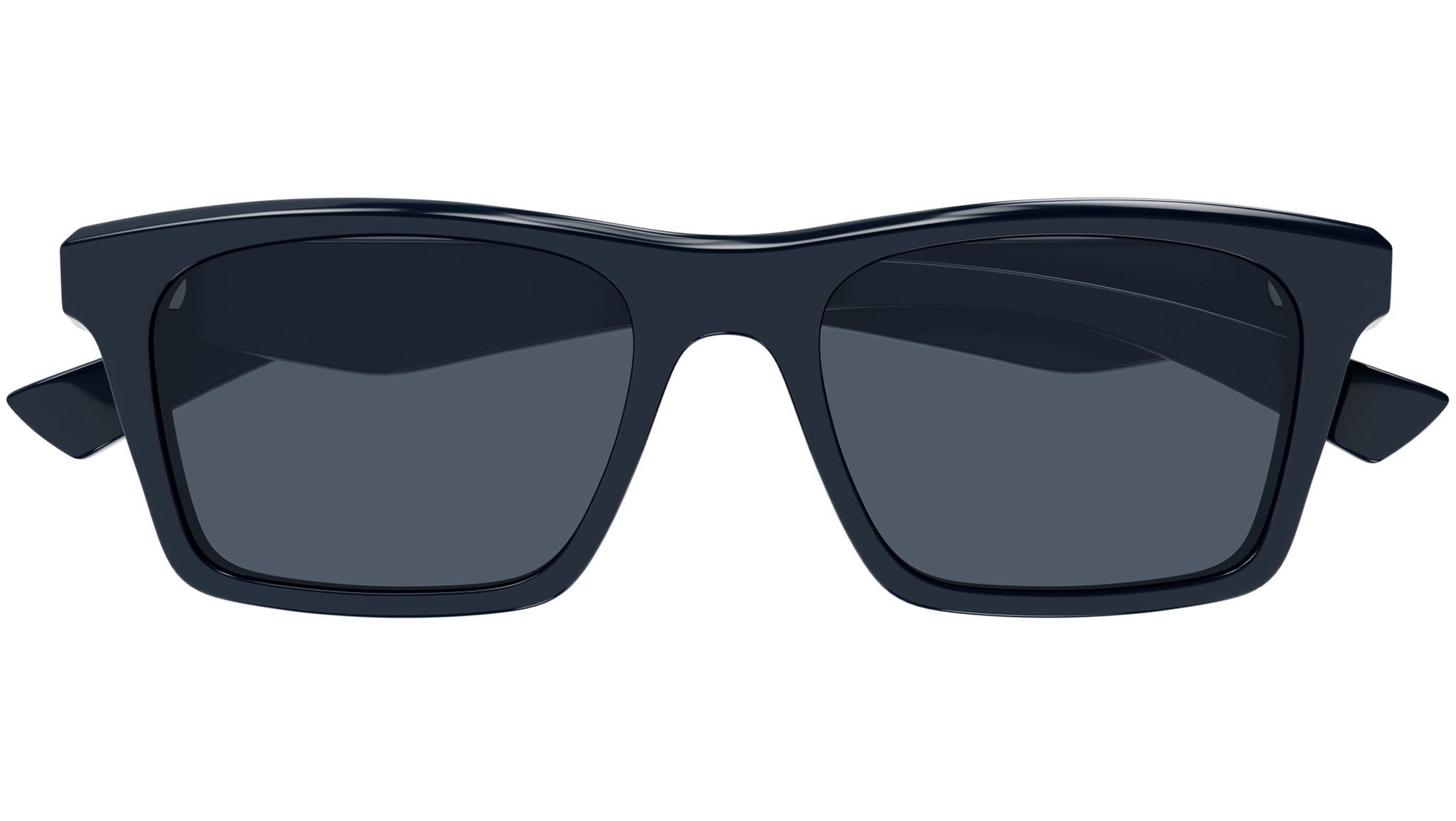 Occhiali da sole ALEXANDER MCQUEEN AM0472S Shiny solid grey blue