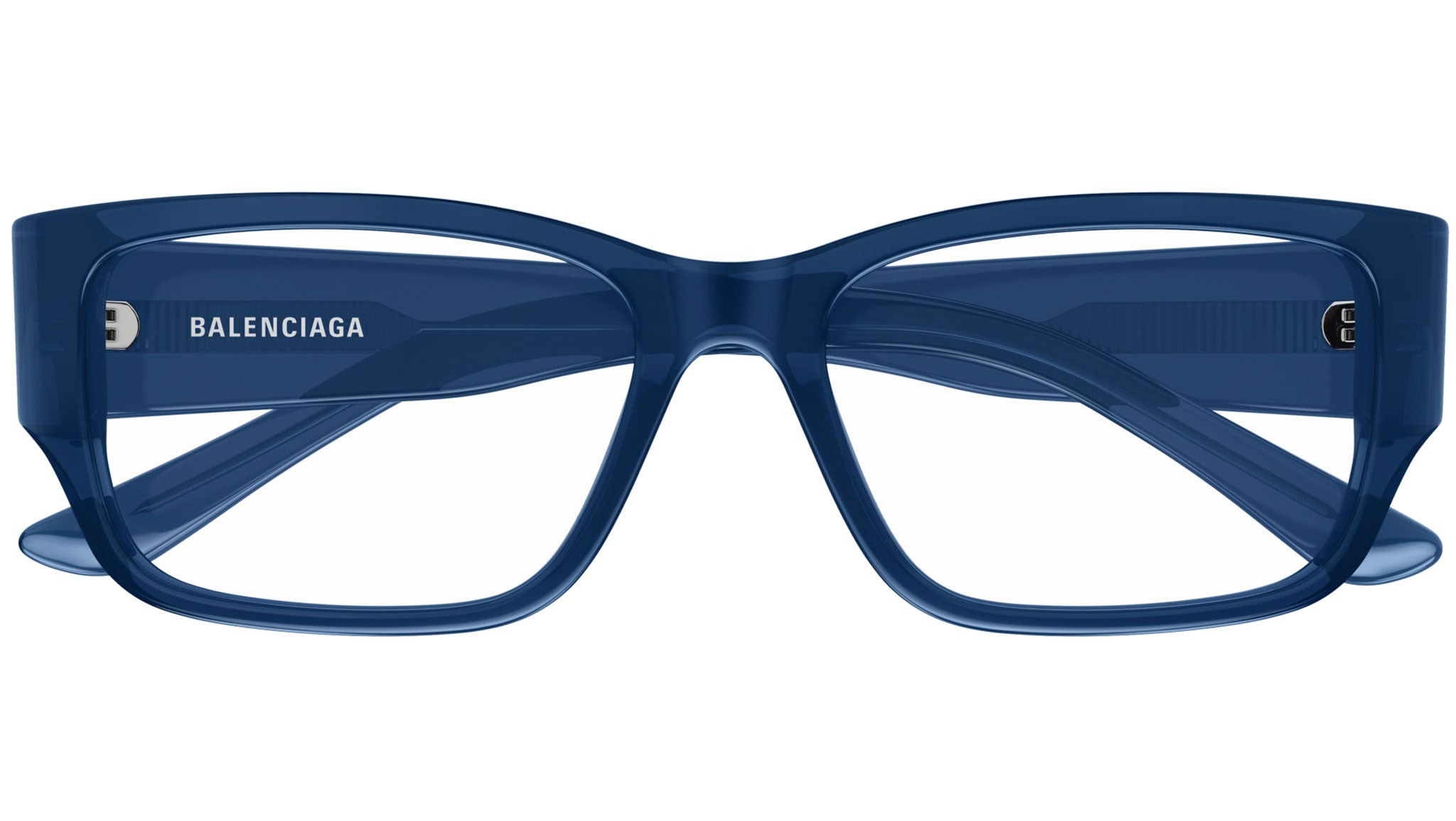 Occhiali da vista BALENCIAGA BB0373OK Shiny transparent dark blue