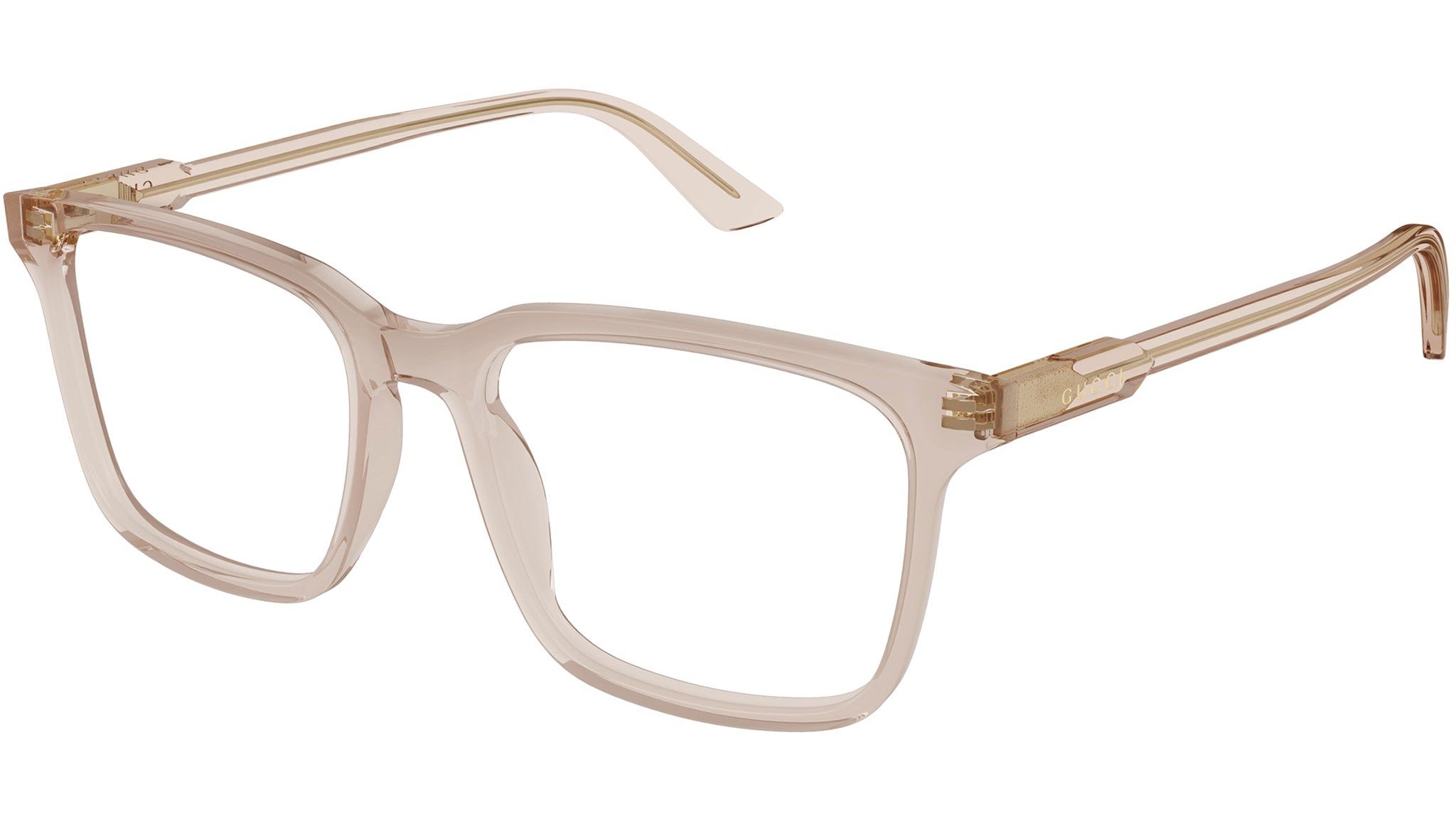 Occhiali da vista GUCCI GG1120O Shiny transparent light brown