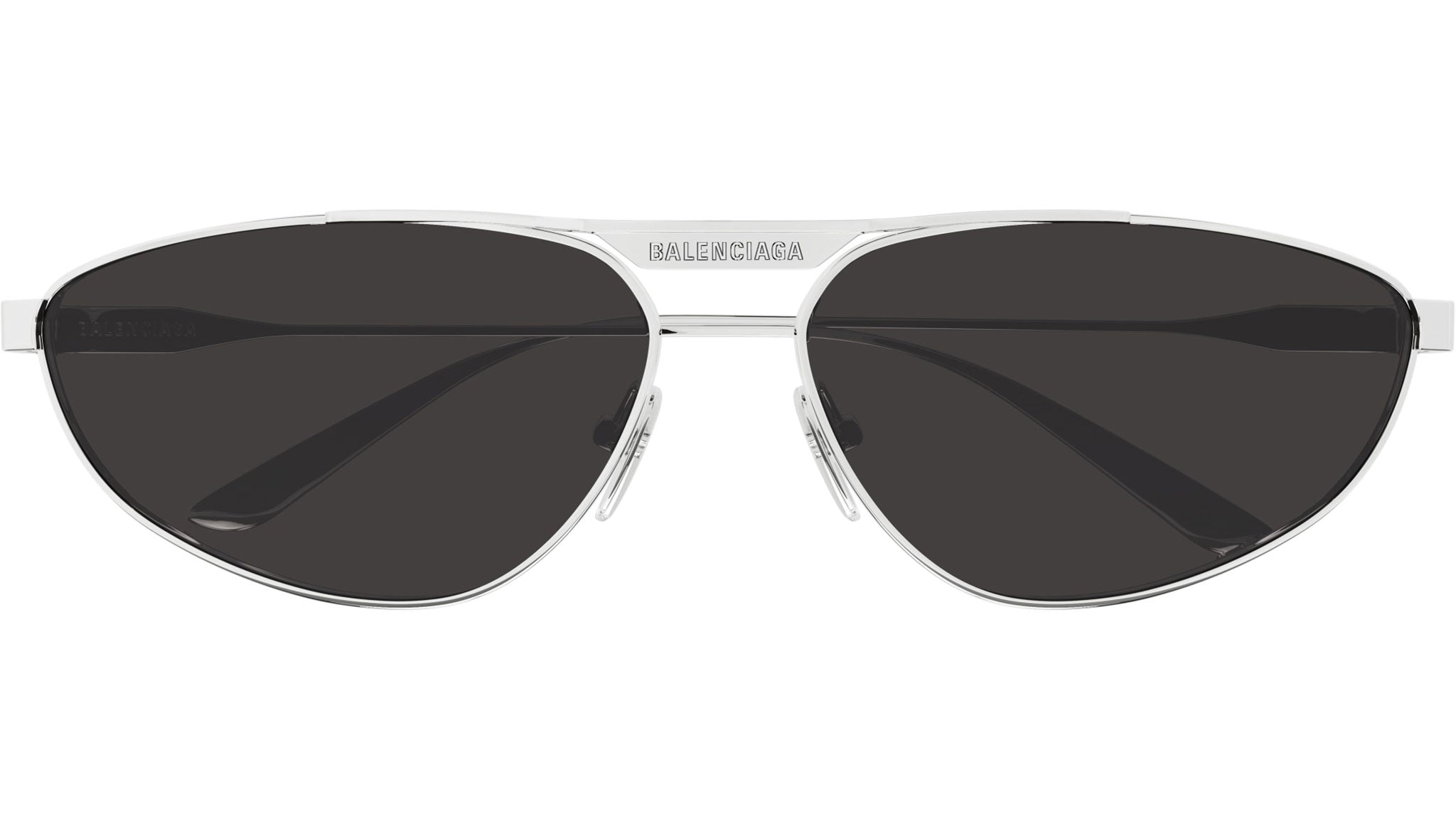 Occhiali da sole BALENCIAGA BB0417S Shiny silver