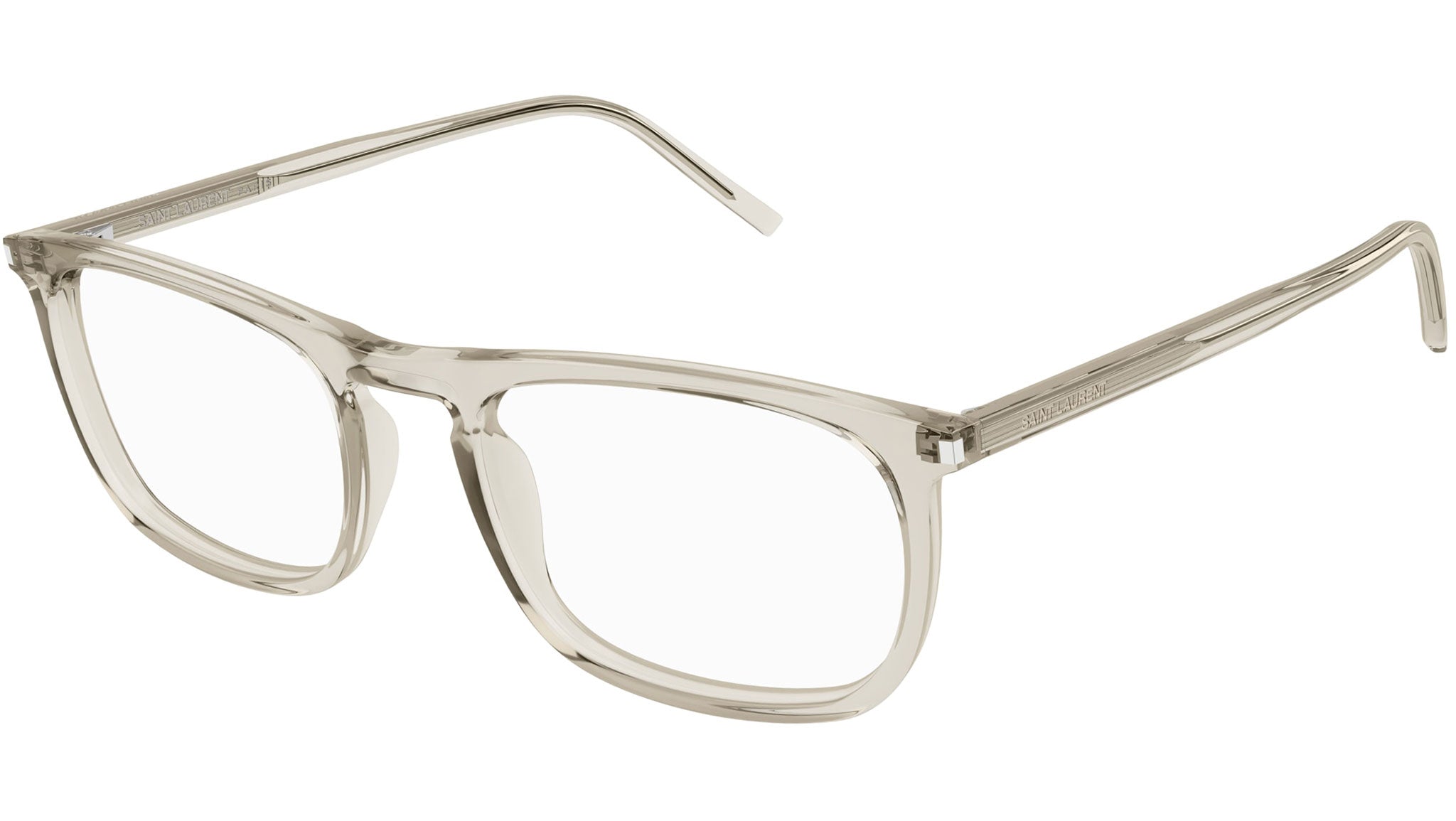 Occhiali da vista SAINT LAURENT SL670 Shiny transparent beige
