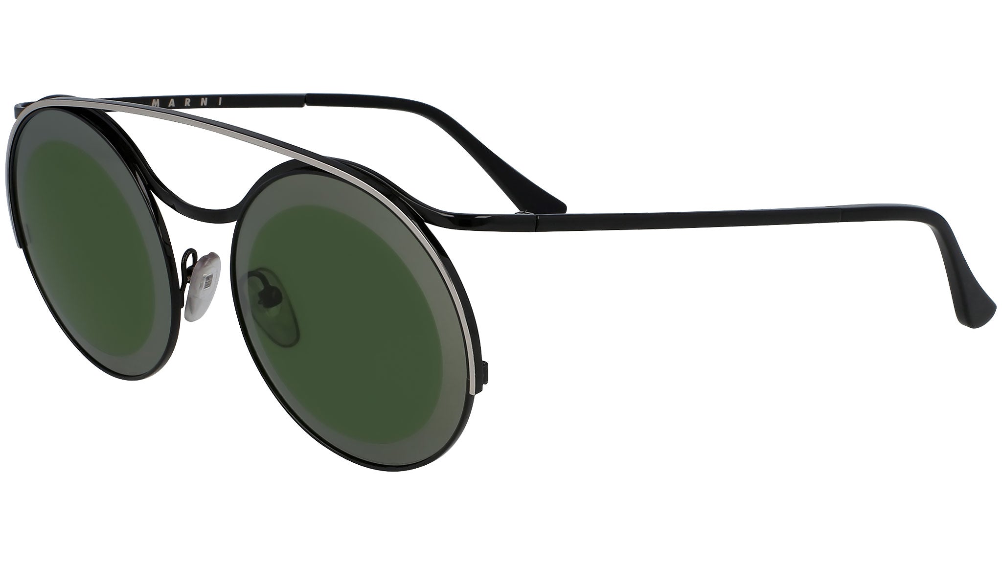 occhiali da sole MARNI ME107S Base color shiny black - top bar shiny silver