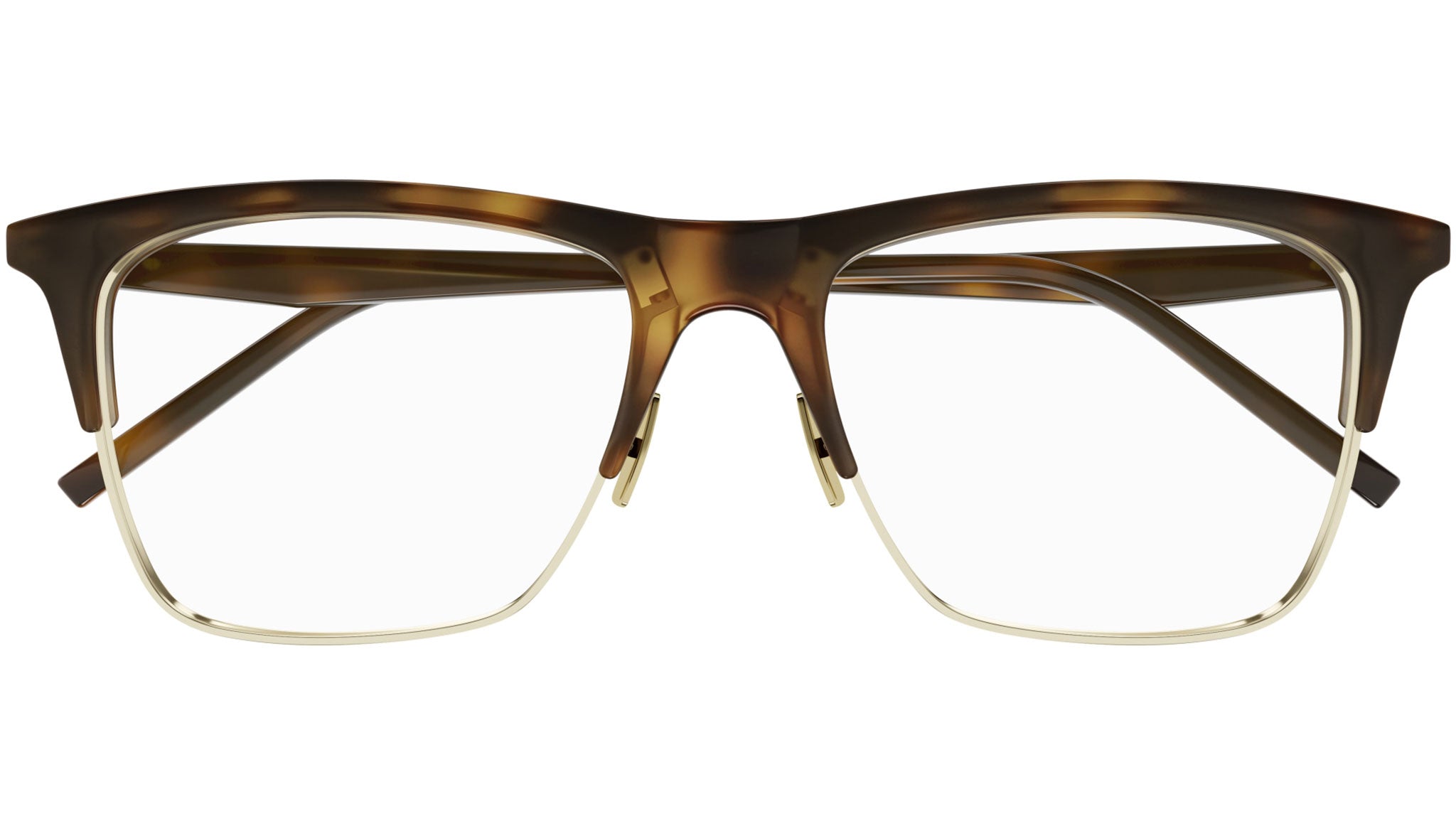 Occhiali da vista SAINT LAURENT SL786 Shiny medium havana shiny light gold metal rim