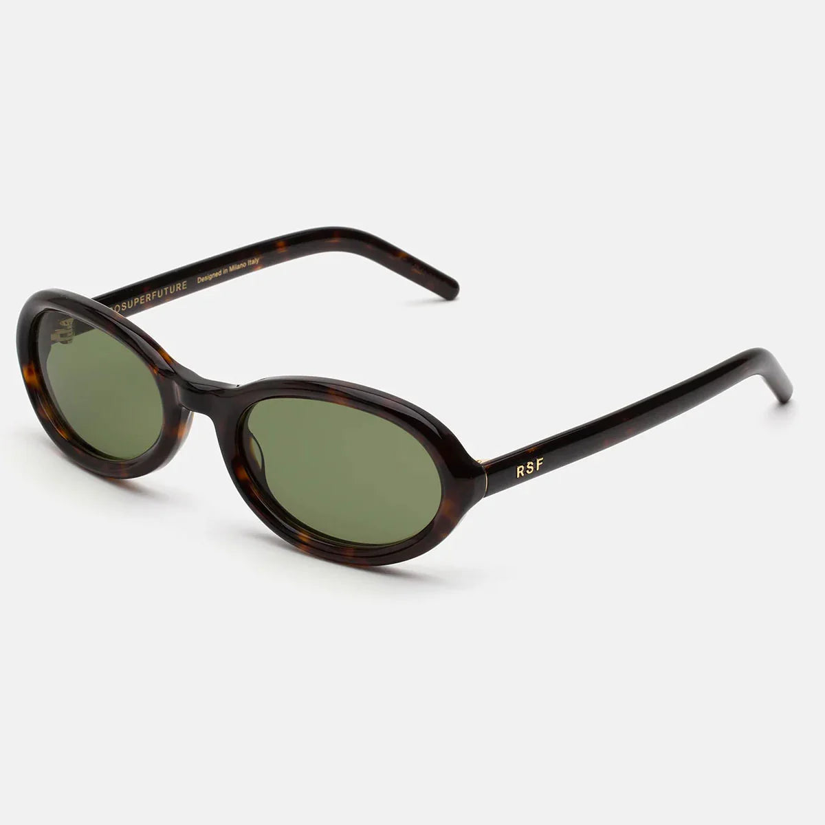 RetroSuperFuture Occhiali da Sole IM85 4OK Cherry Havana Marrone/Verde Unisex