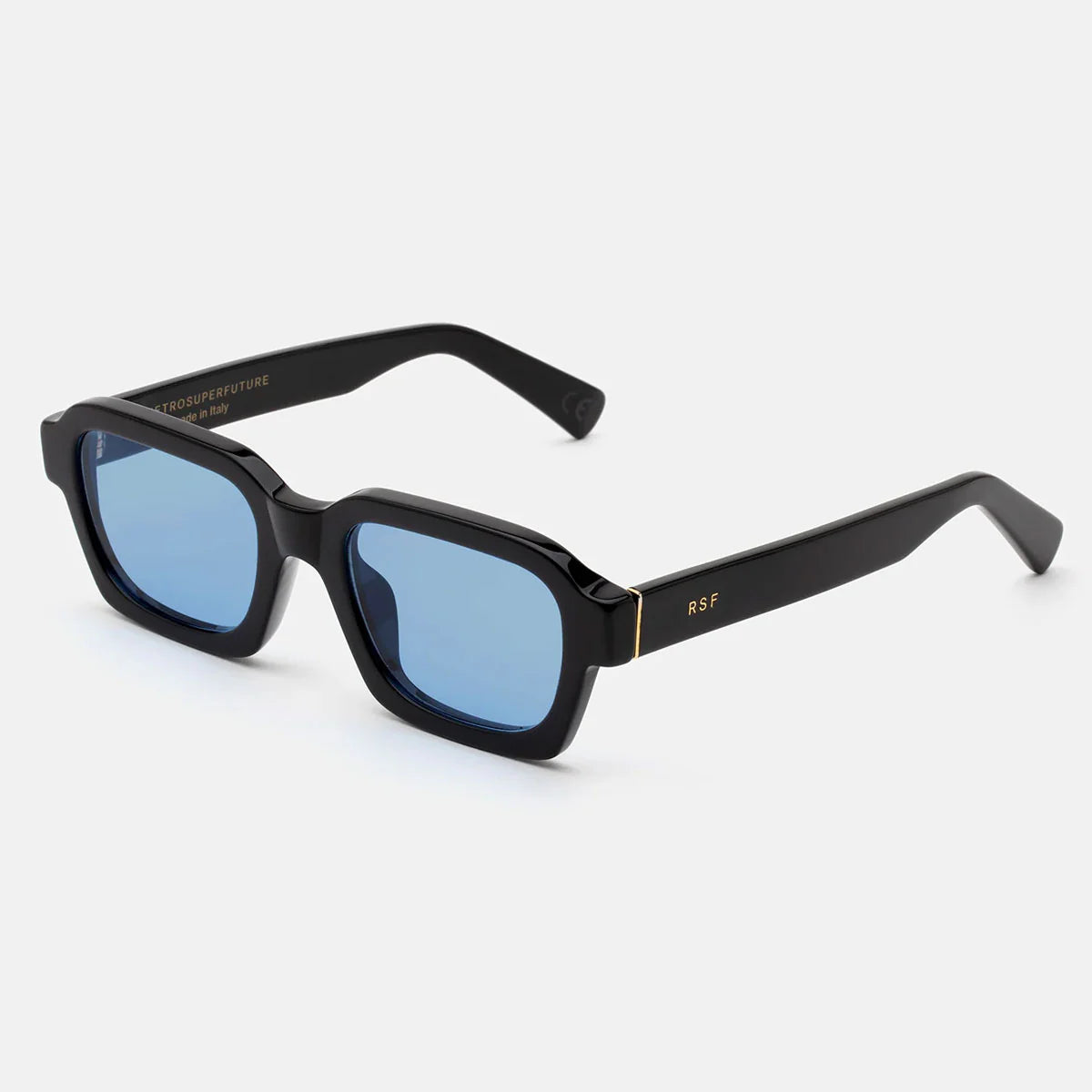 RetroSuperFuture Occhiali da Sole ITK1 FOE Caro Azure Nero/Azzurro Unisex