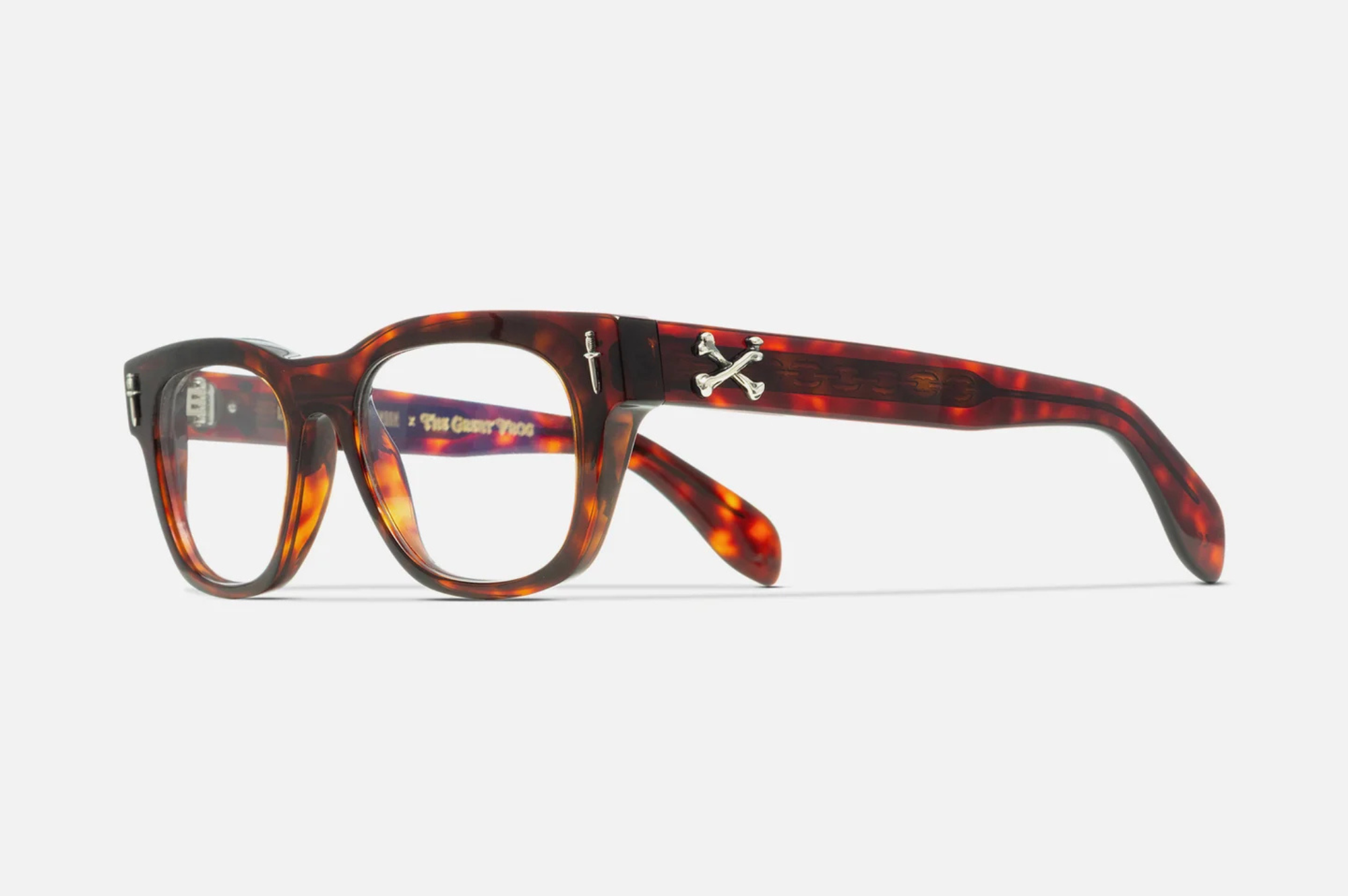 Occhiali da vista Cutler And Gross The Great Frog Crossbones Tiger Eye Havana