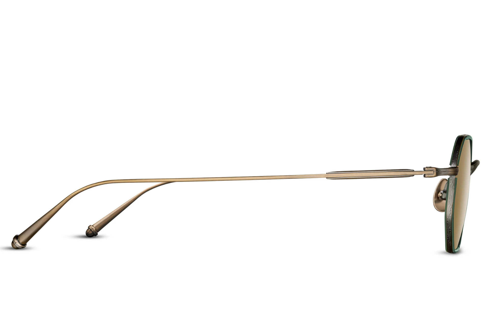 Occhiali da sole MATSUDA M3086-I Antique Gold - Bottle Green