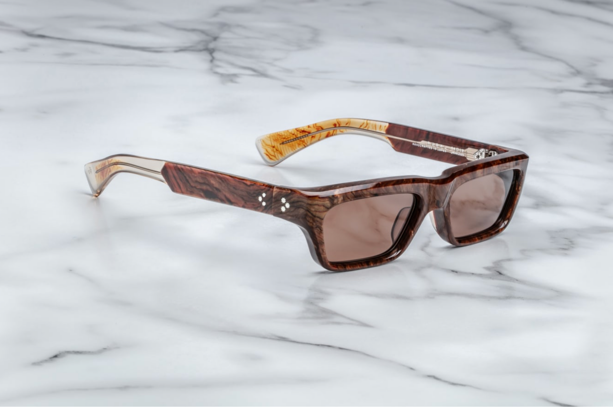 Occhiali da sole Jacques Marie Mage Rush Burlwood