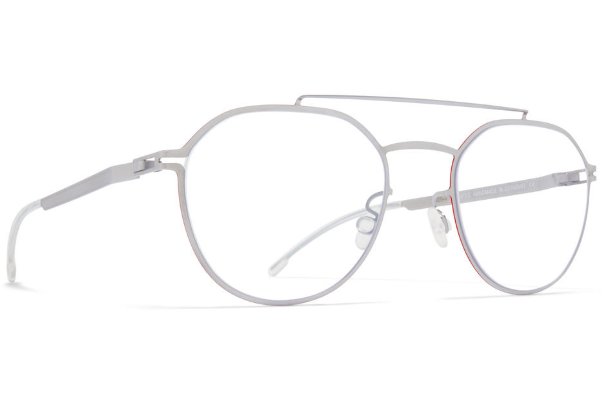 Occhiali da vista MYKITA ML07 Silver Leica Red Edges