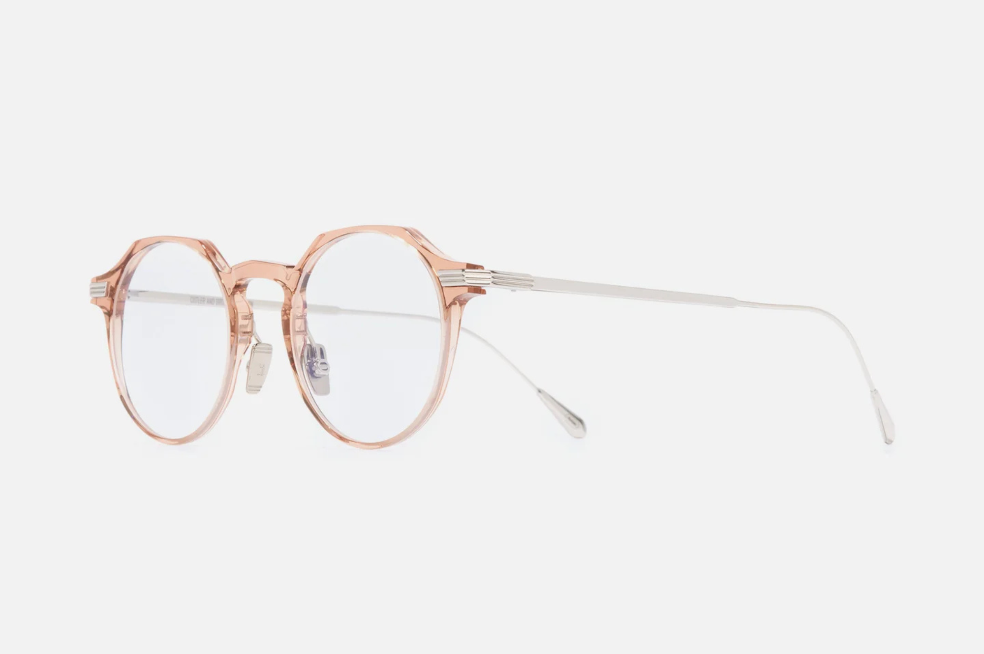 Occhiali da vista Cutler And Gross 0008 Peach on 18K Rhodium