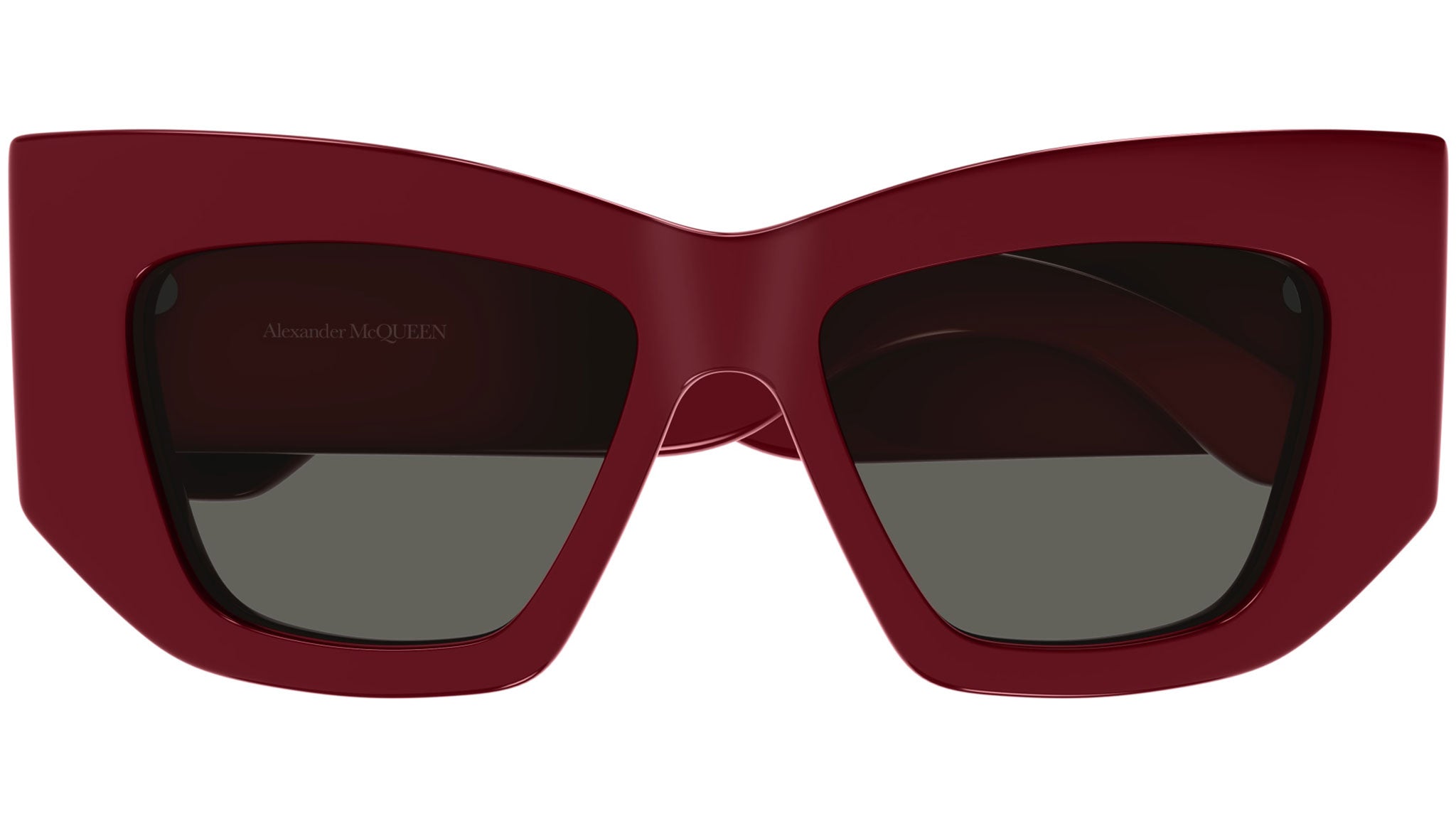 Occhiali da sole ALEXANDER MCQUEEN AM0448S Shiny solid red