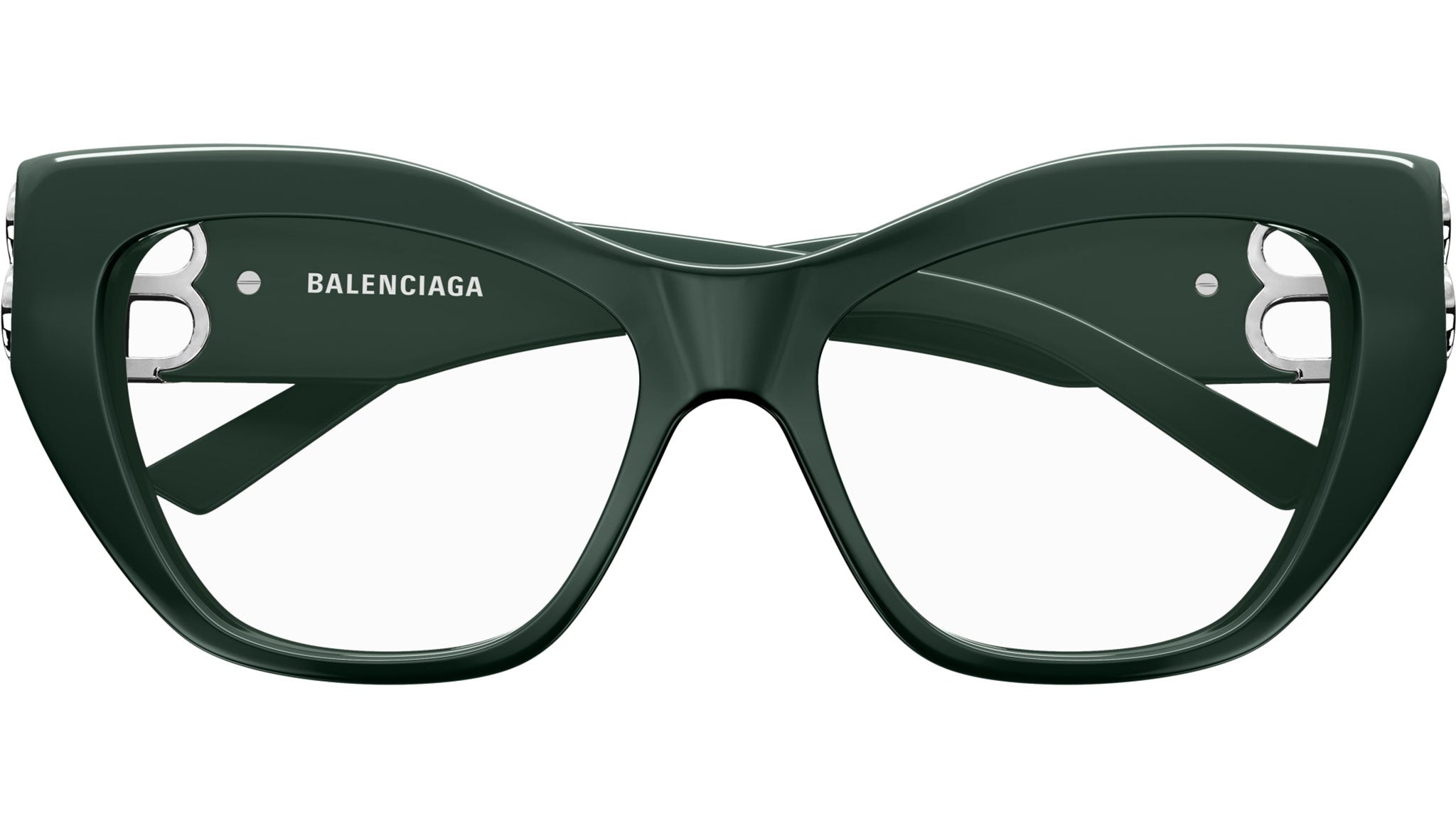 Occhiali da vista BALENCIAGA BB0312O Shiny solid dark green