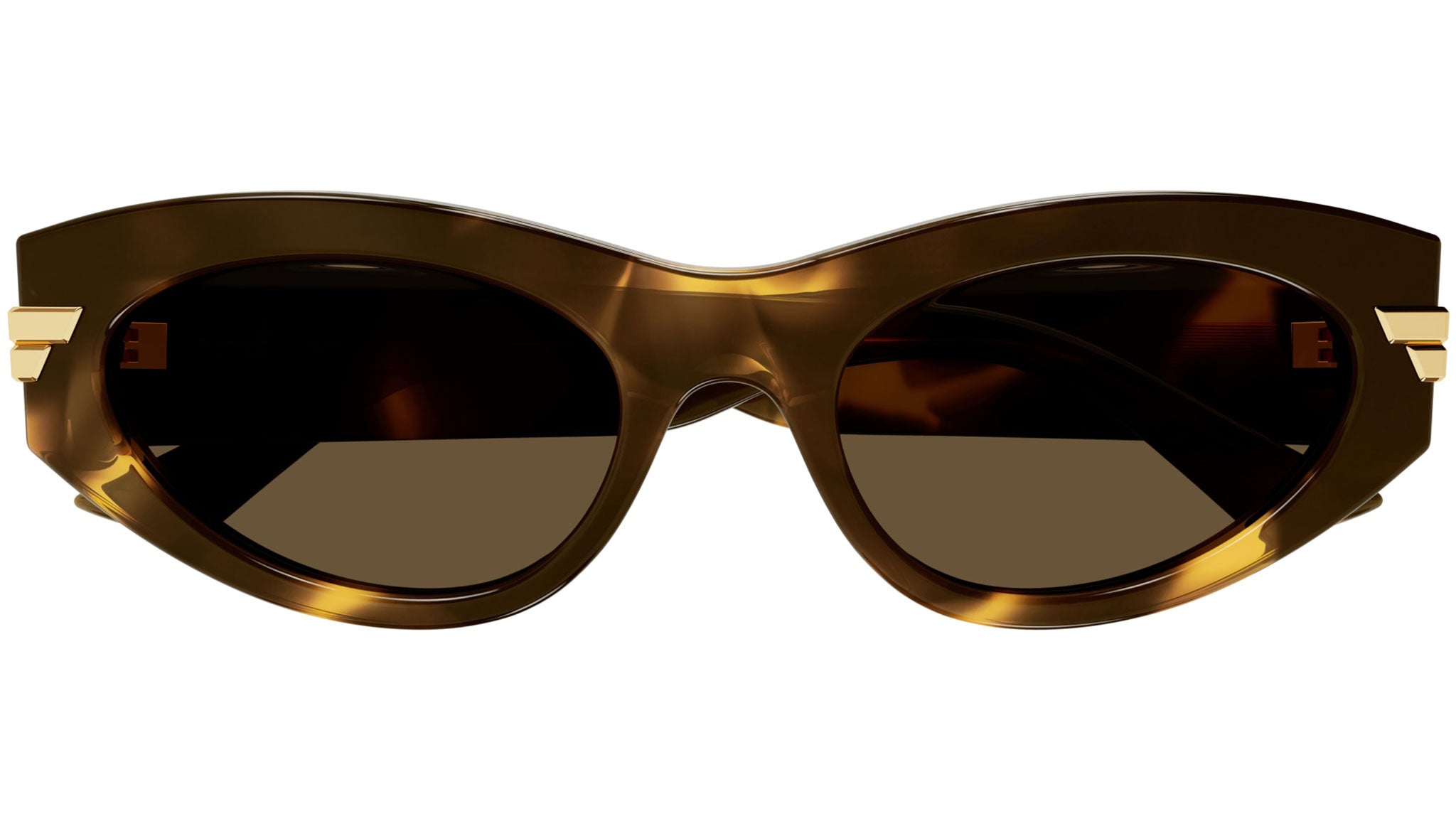Occhiali da sole BOTTEGA VENETA BV1189S Shiny macro squared spotted havana