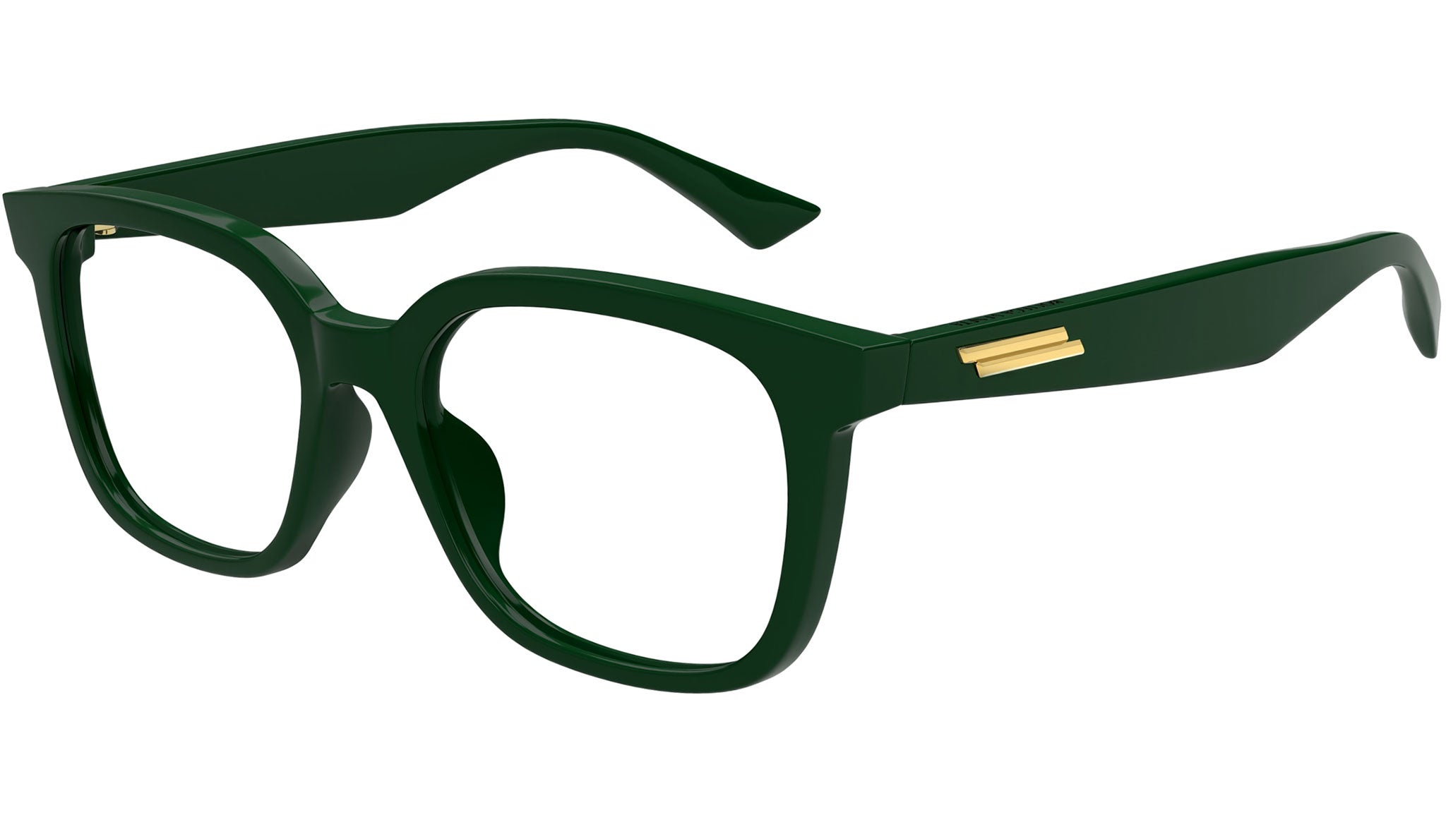 Occhiali da vista BOTTEGA VENETA BV1334OA Shiny solid dark green