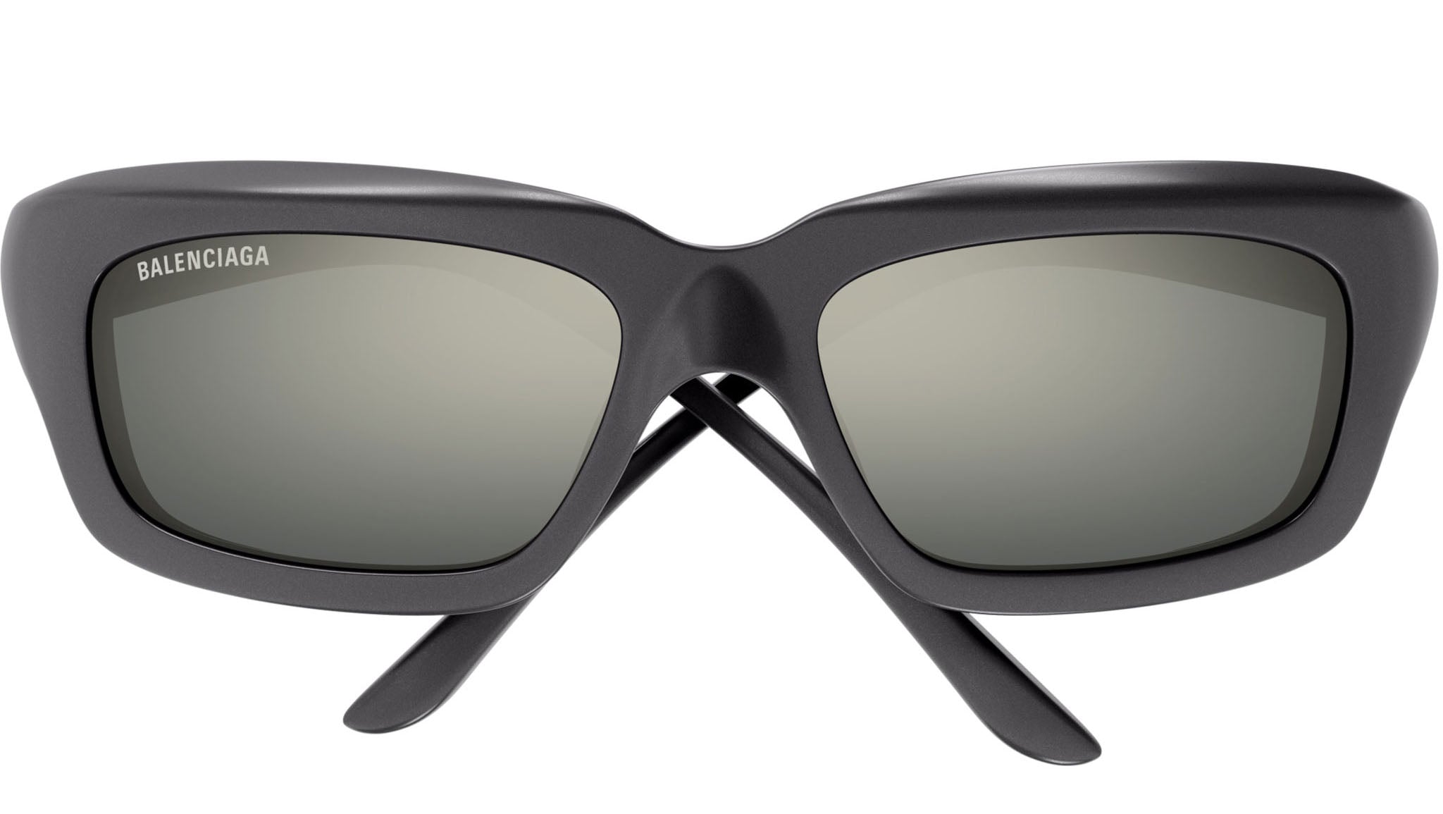 Occhiali da sole BALENCIAGA BB0385S Shiny metallic stone grey