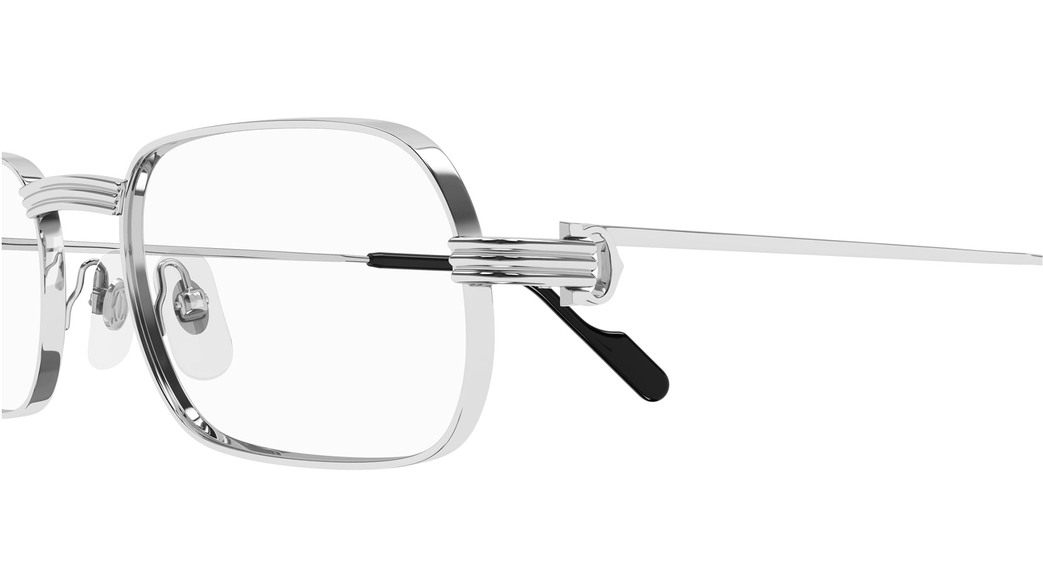 Occhiali da vista CARTIER CT0556O Smooth platinum finish