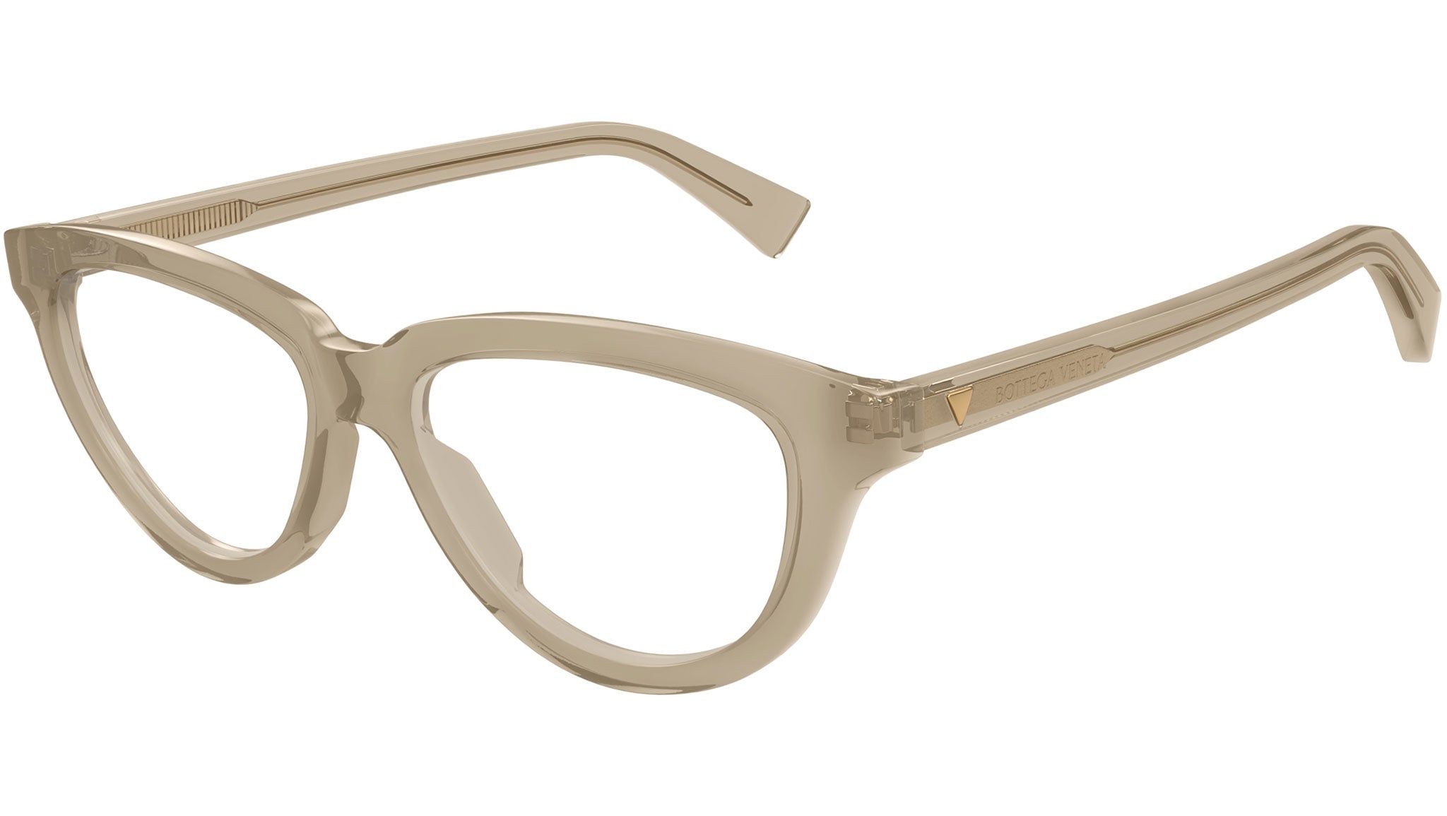 Occhiali da vista BOTTEGA VENETA BV1366O Shiny transparent brown