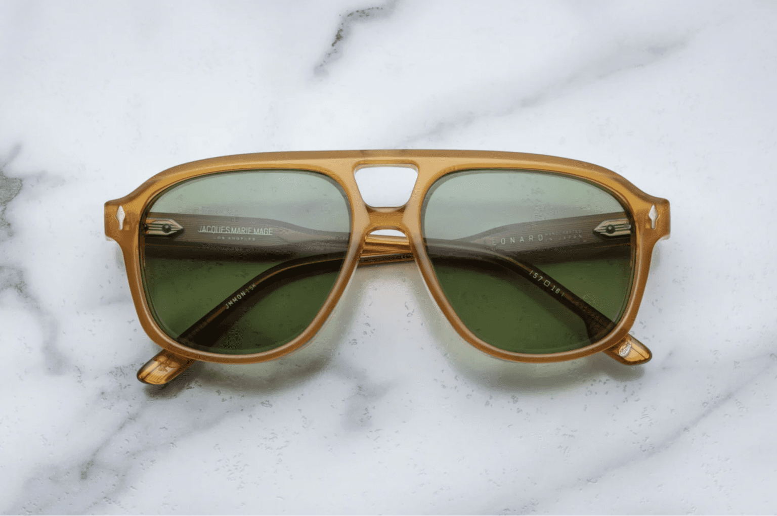 Occhiali sole Jacques Marie Mage Leonard JMMON-15K Honey