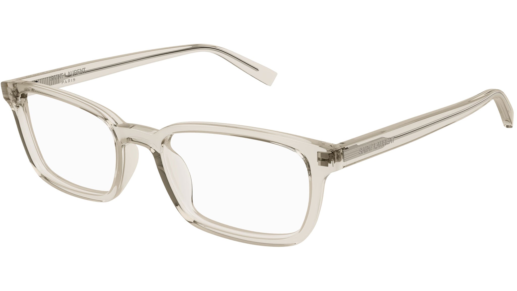 Occhiali da vista SAINT LAURENT SL671 Shiny transparent cream